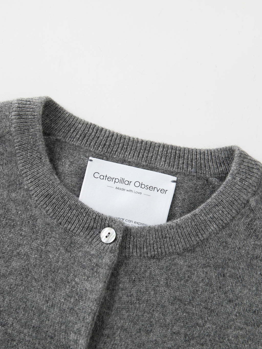 The Paris cardigan in Charcoal