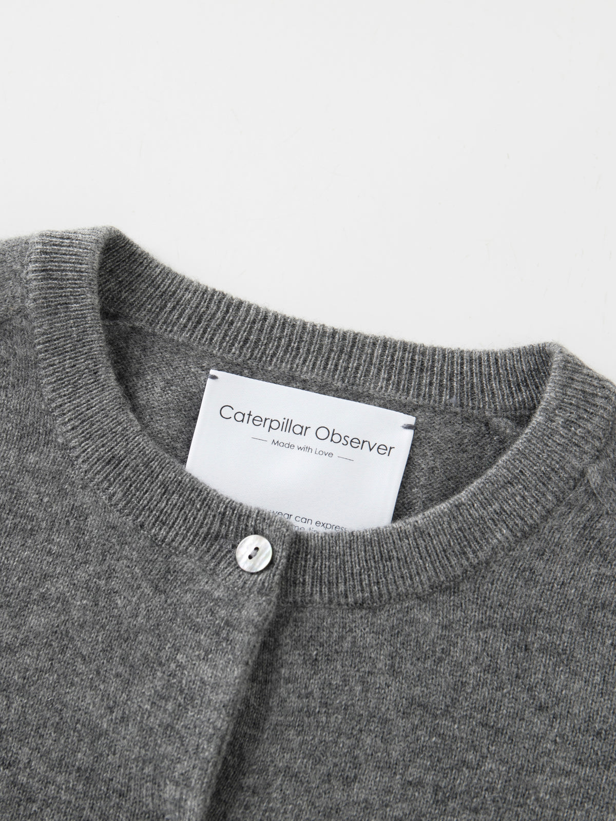 The Paris cardigan in Charcoal