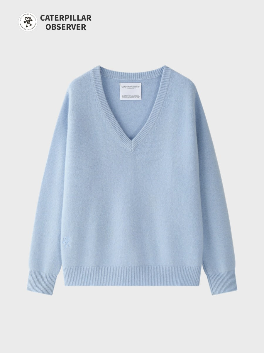 The Moka Sweater in Baby Blue