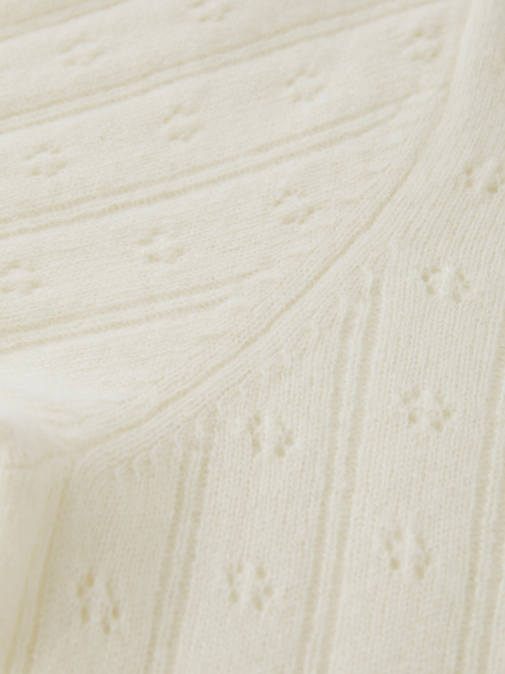 The Lena Cardigan in Undyed White