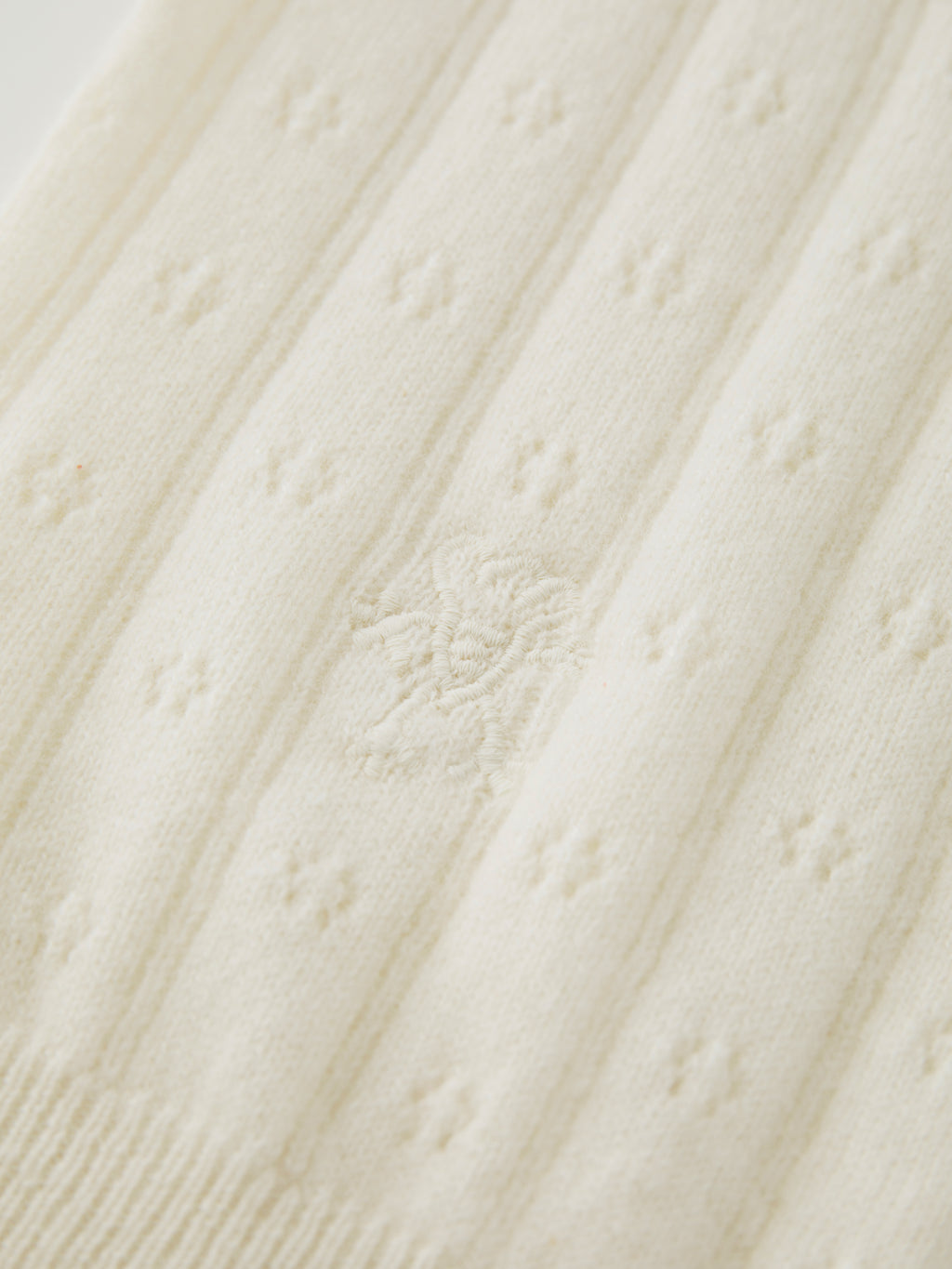 The Lena Cardigan in Undyed White