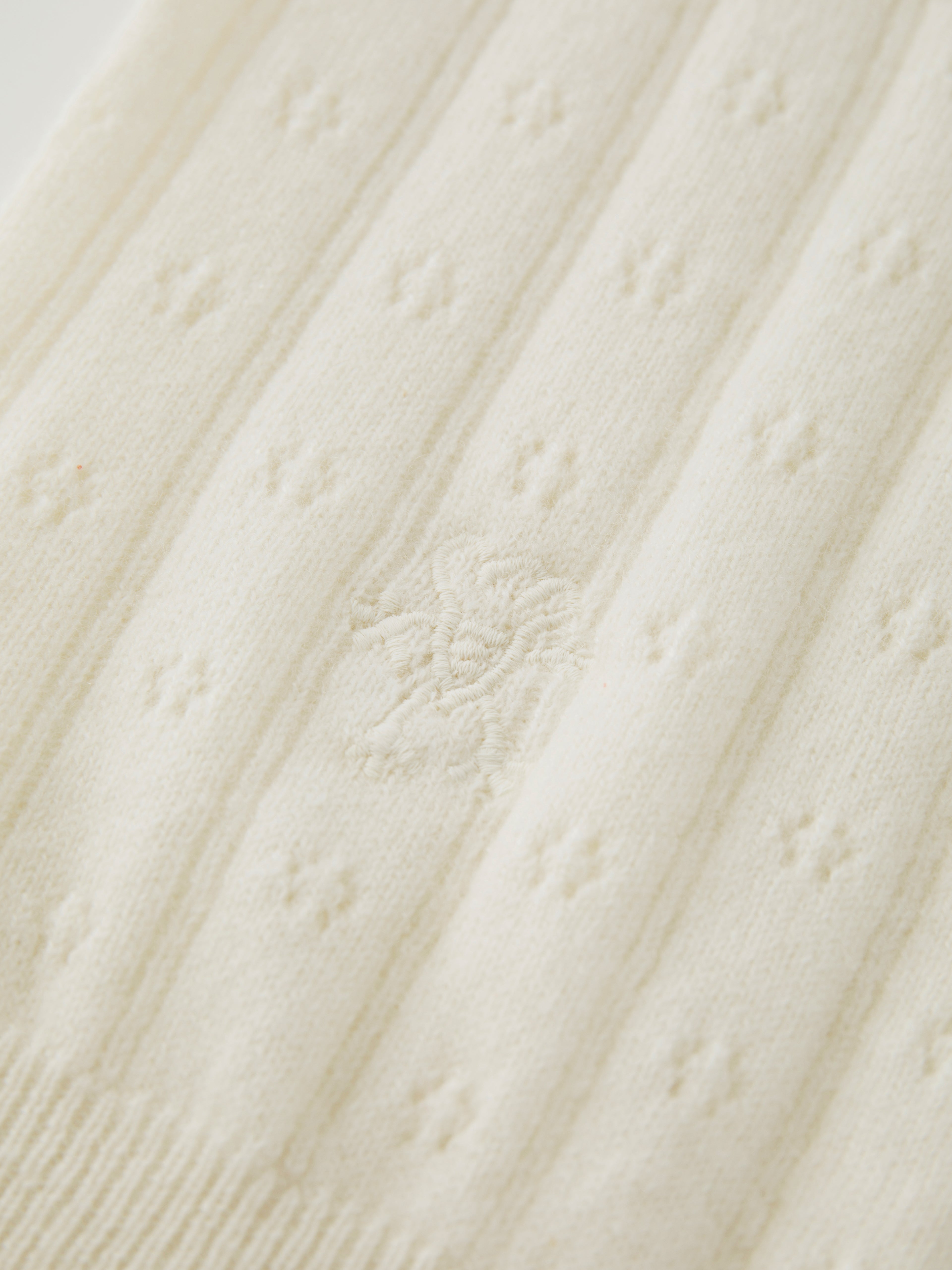 The Lena Cardigan in Undyed White