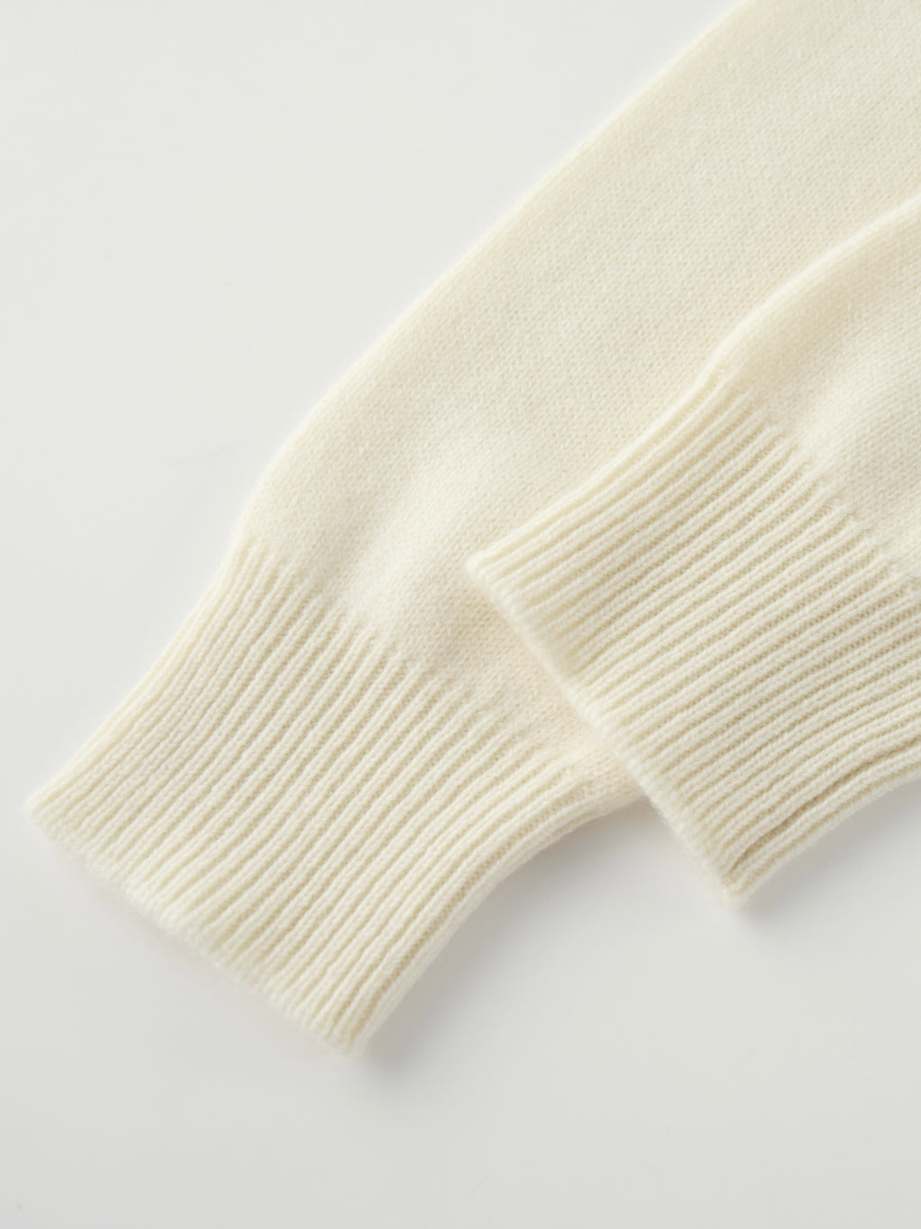The Moka Sweater in Undyed White
