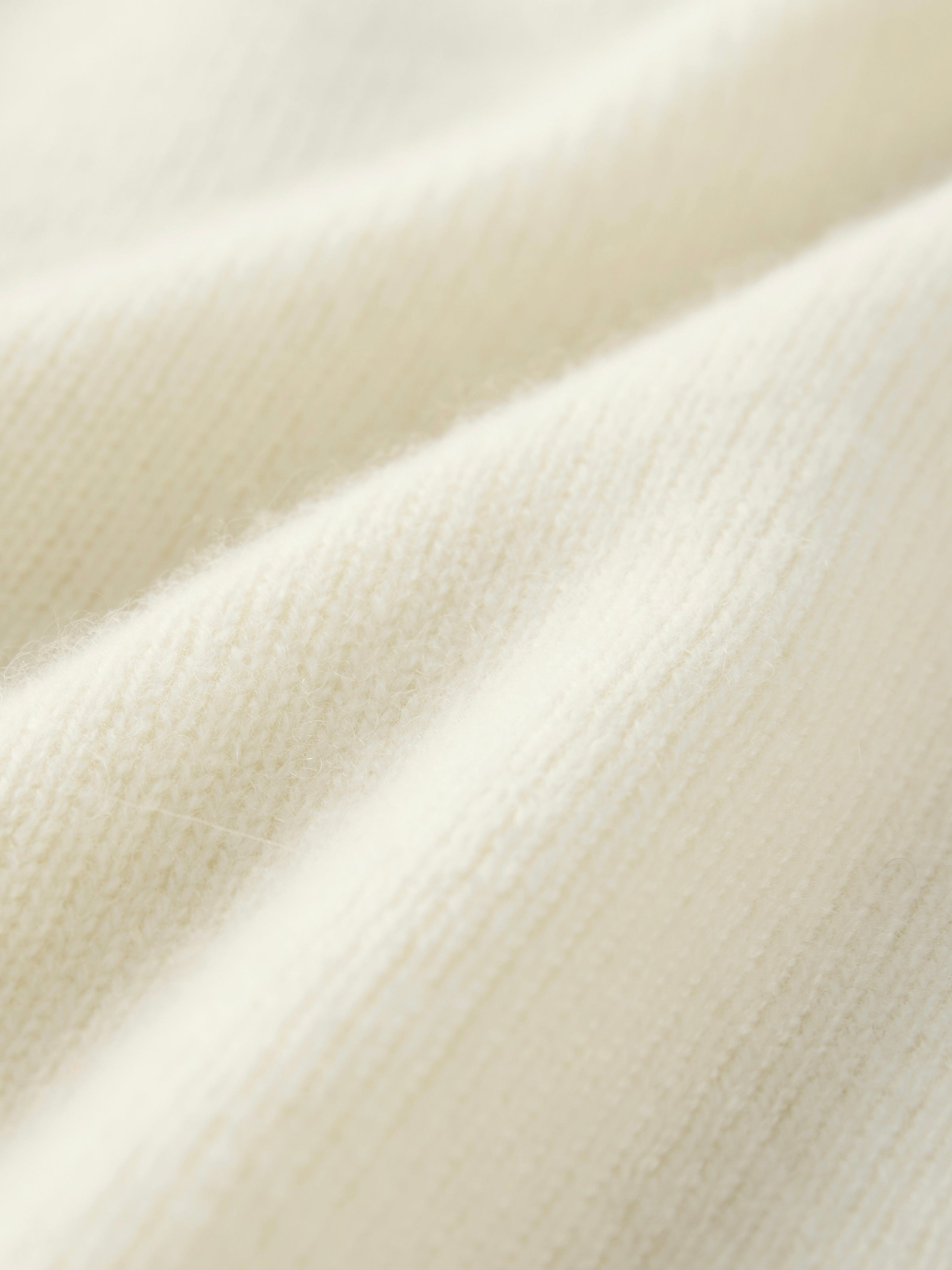 The Moka Sweater in Undyed White