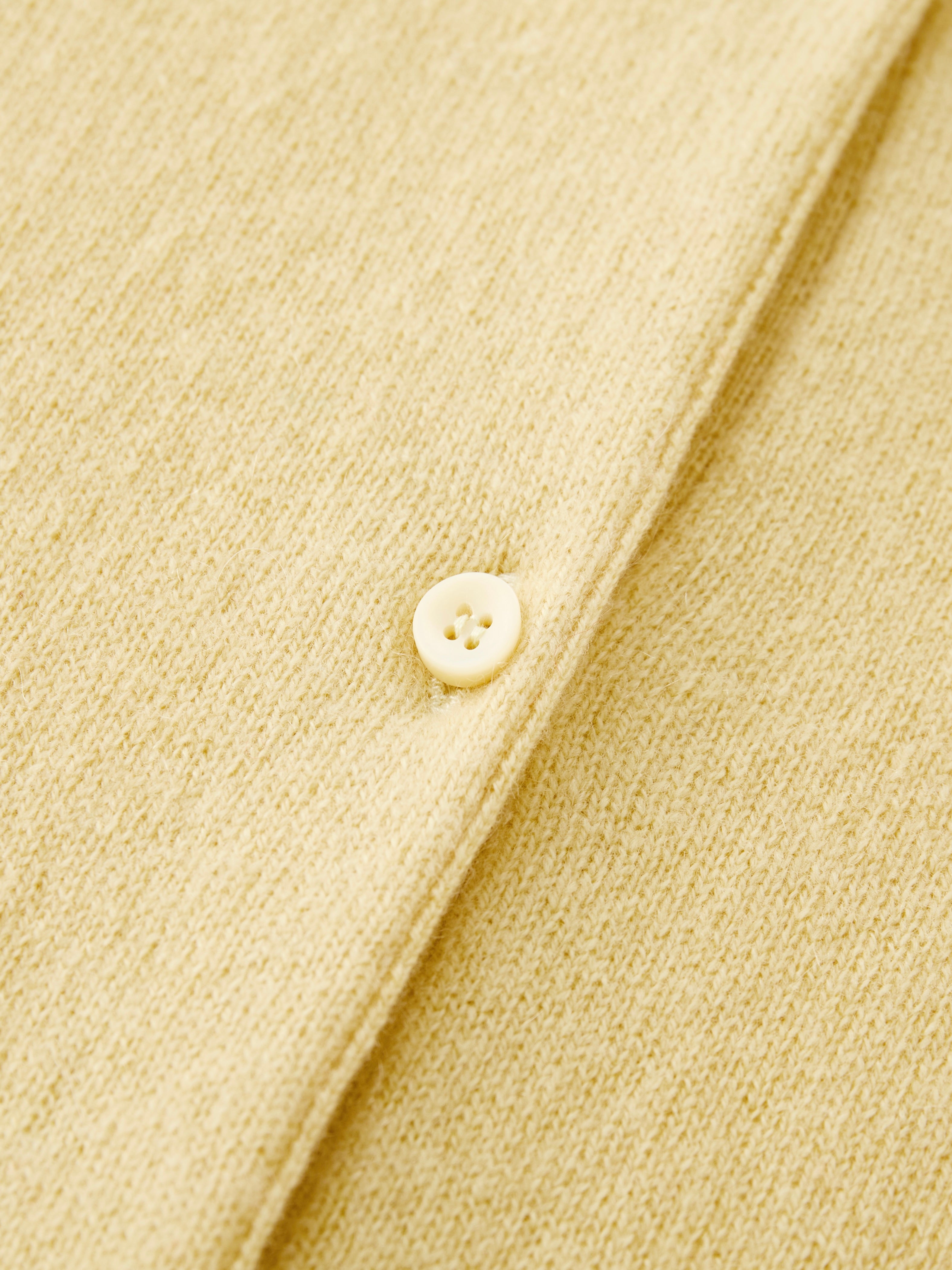 The Paris Cardigan in Plant-dyed Yellow