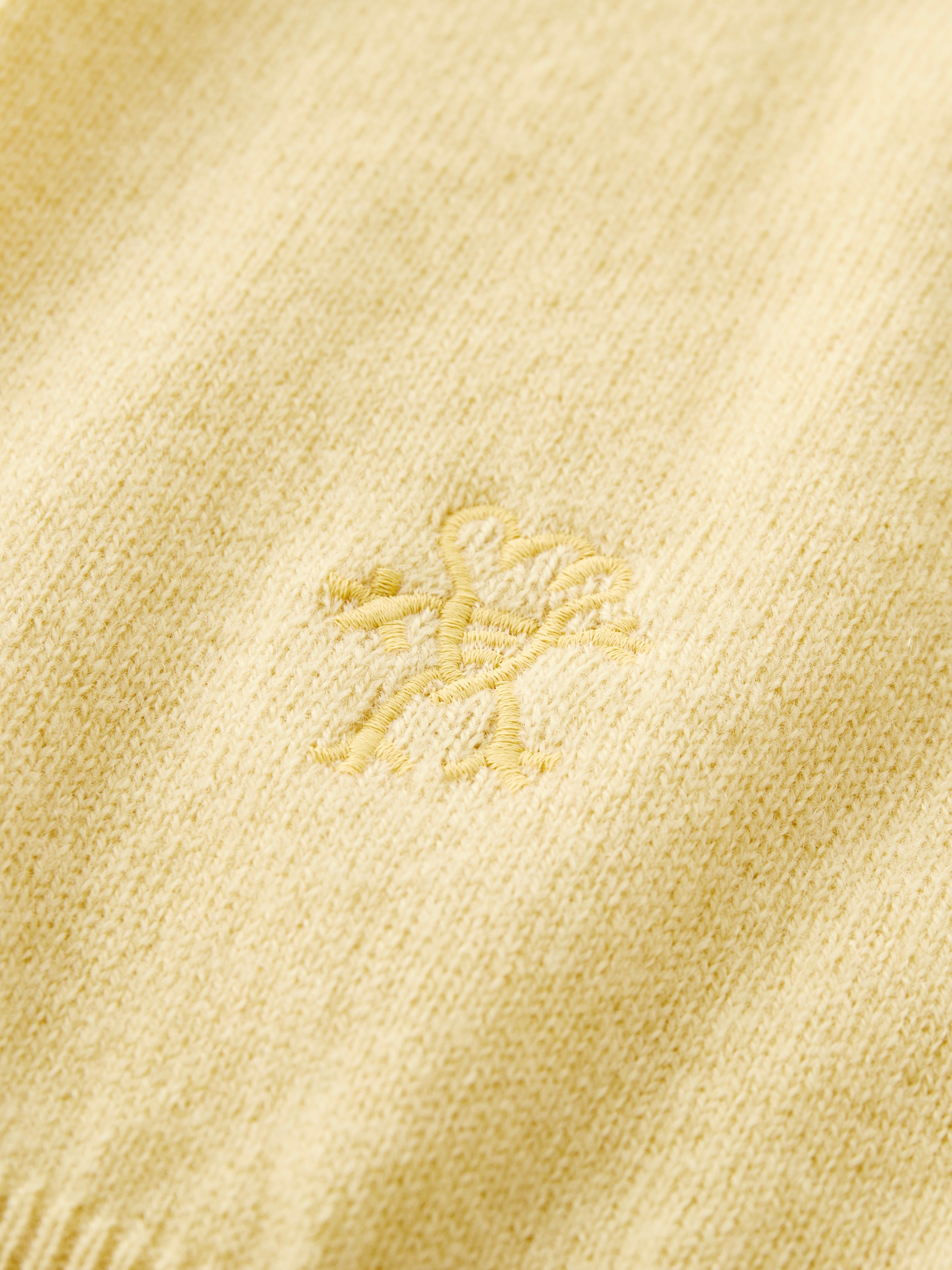 The Paris Cardigan in Plant-dyed Yellow