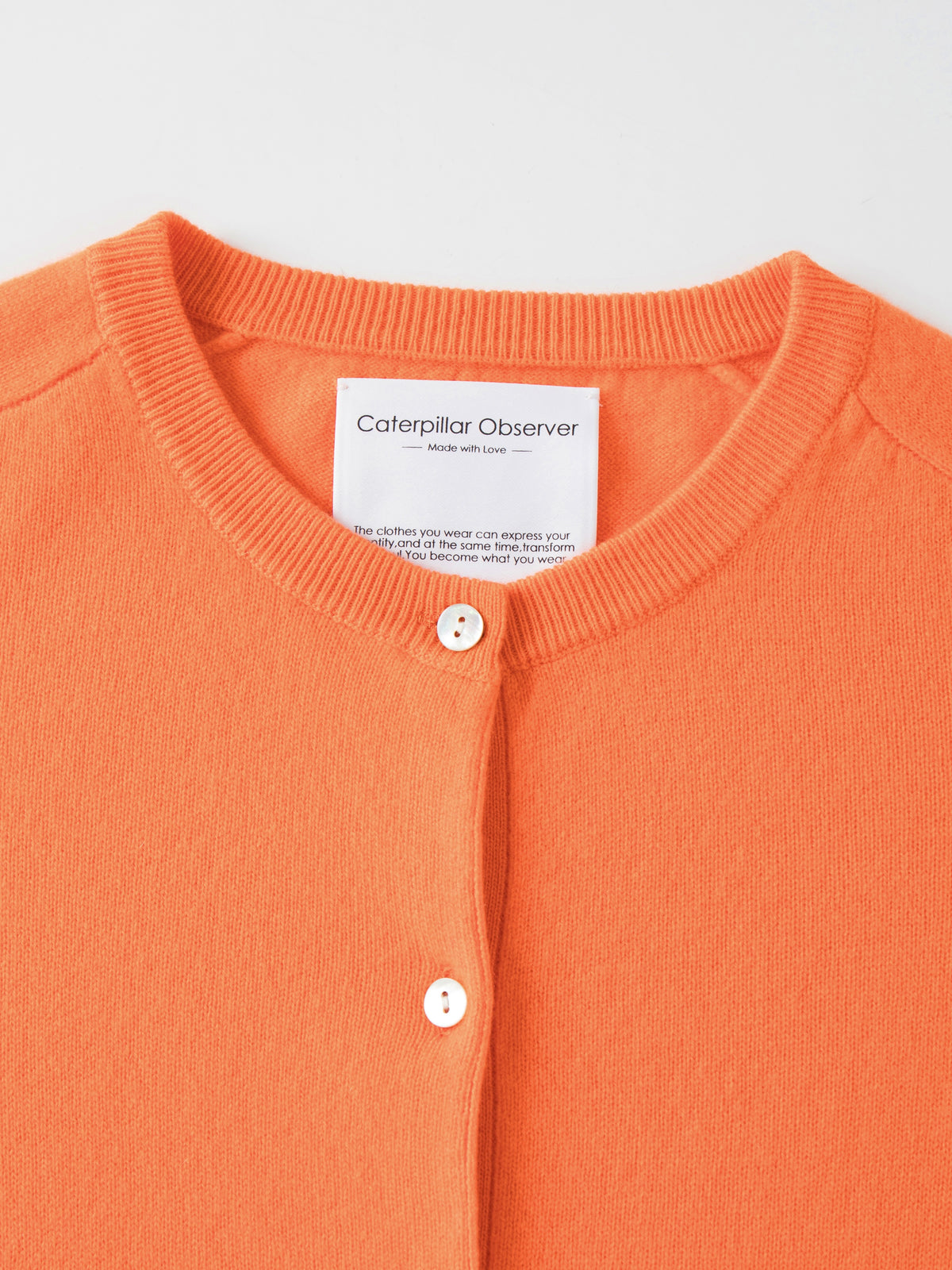 The Paris cardigan in Tangerine