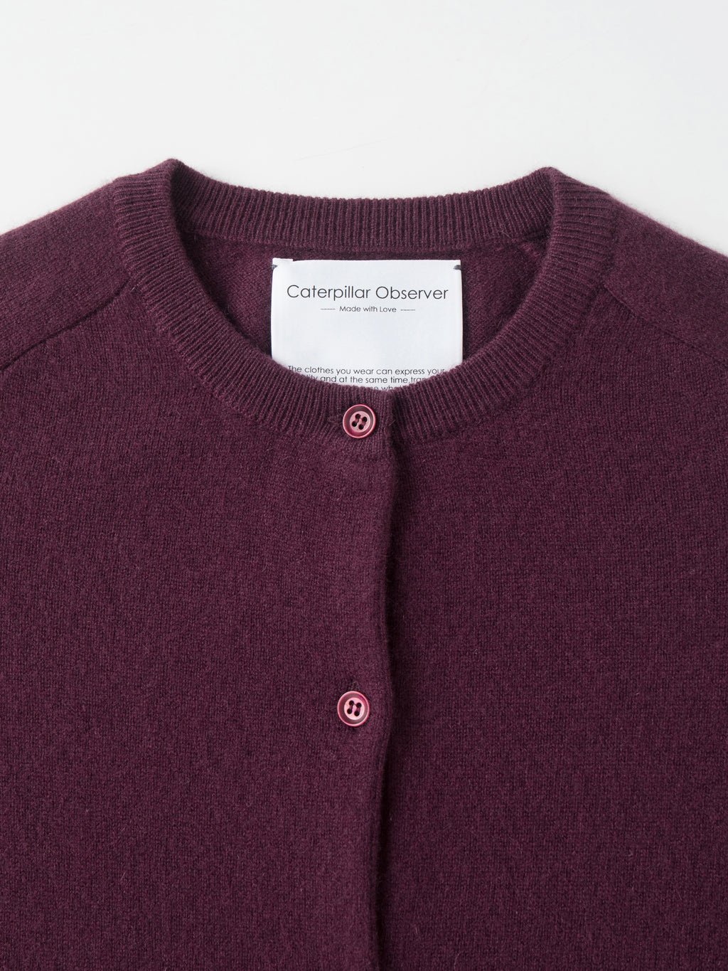 The Paris cardigan in Burgundy
