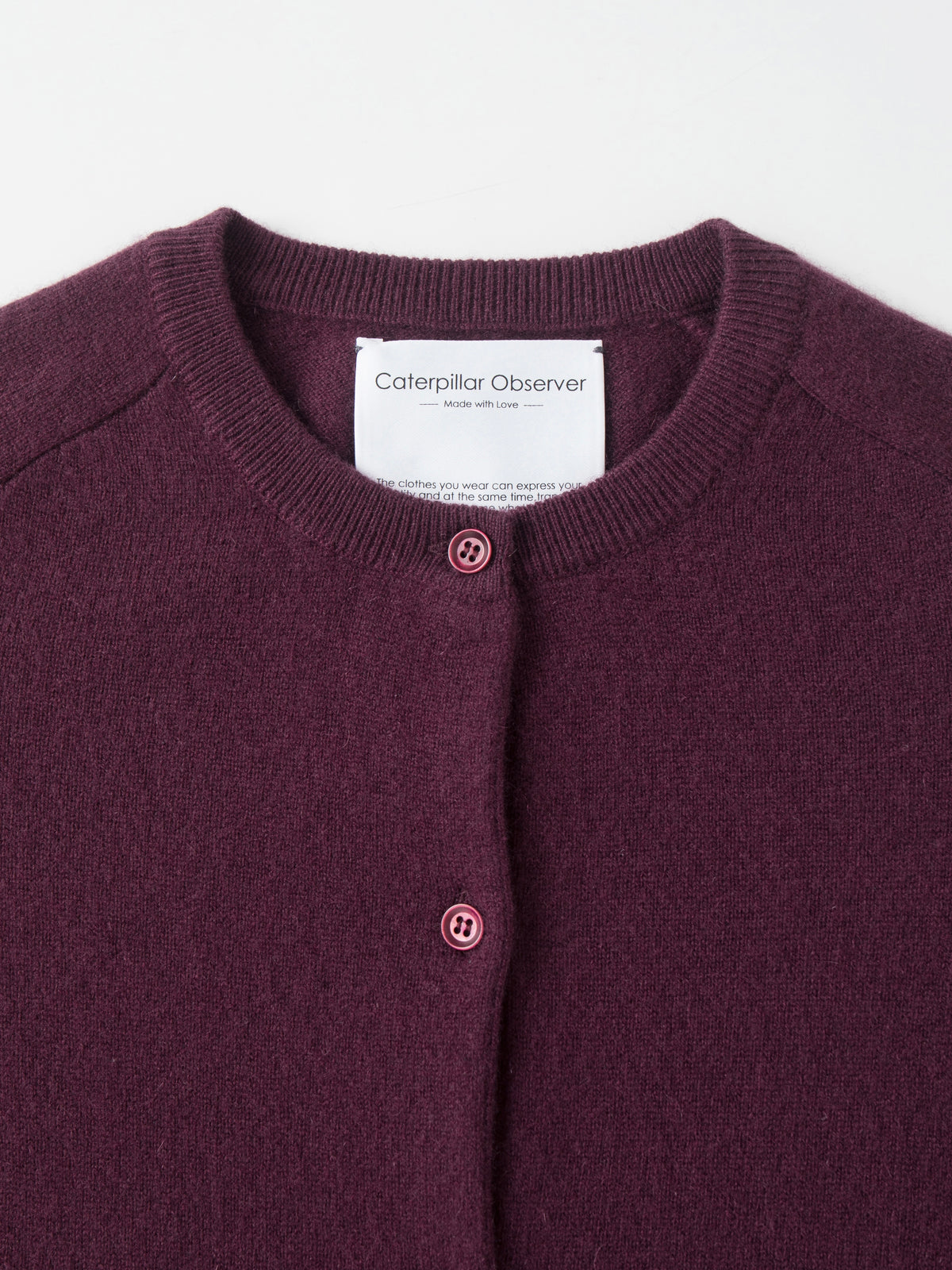 The Paris cardigan in Burgundy