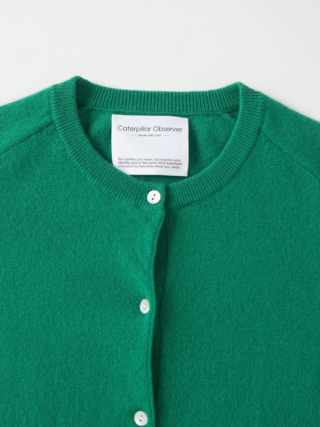 The Paris cardigan in Emerald Green
