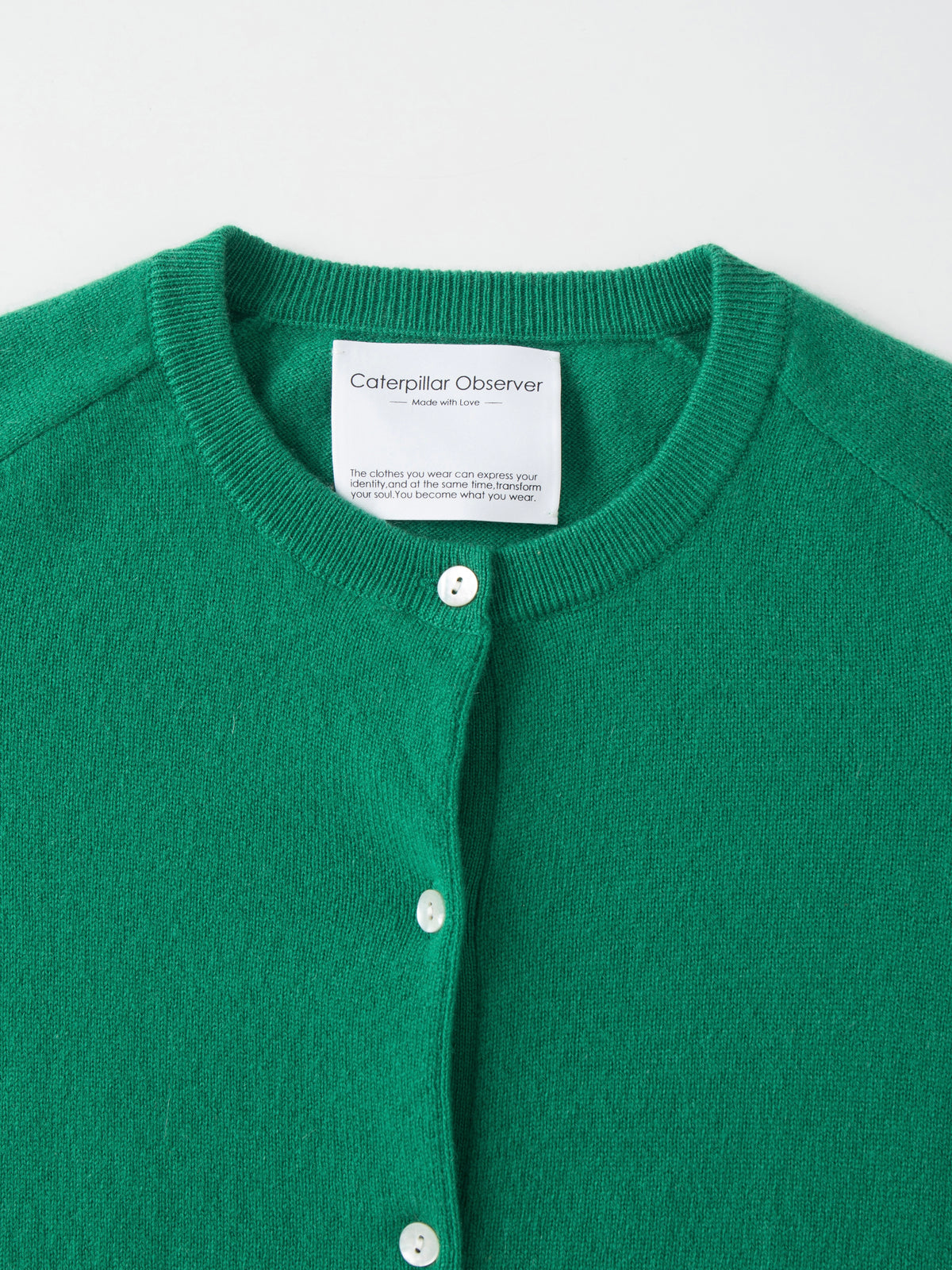 The Paris cardigan in Emerald Green