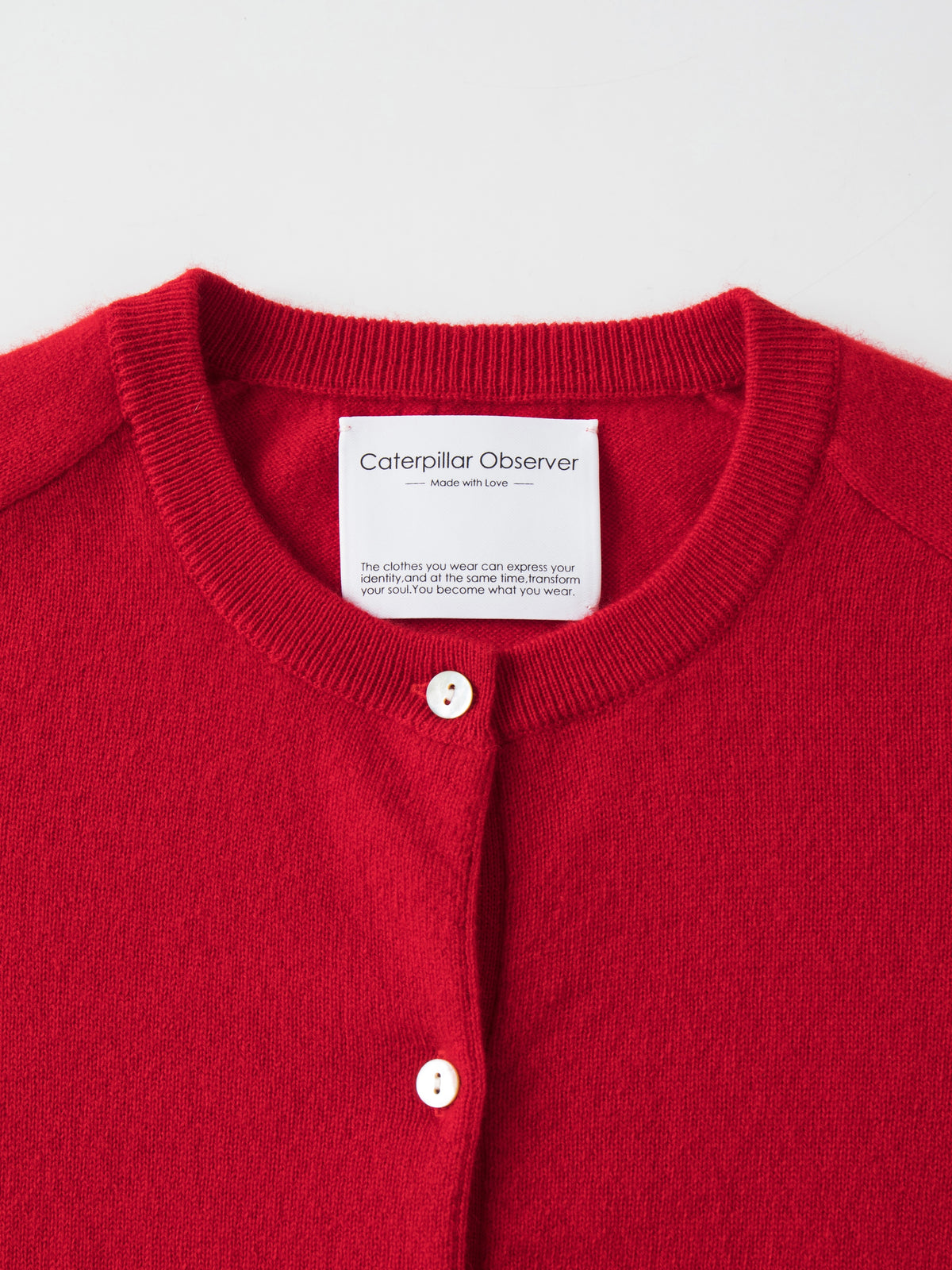 The Paris cardigan in Scarlet