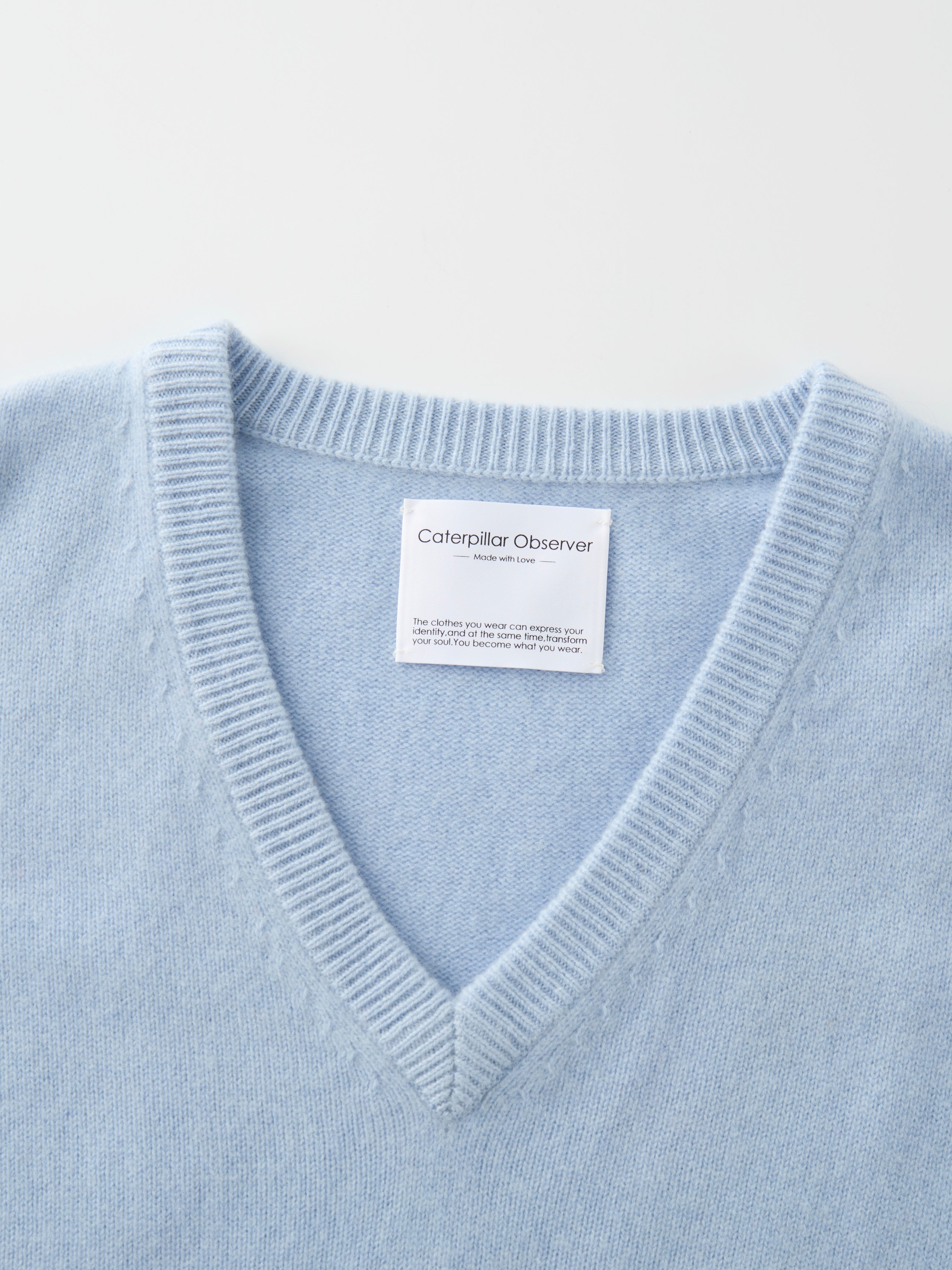 The Moka Sweater in Baby Blue
