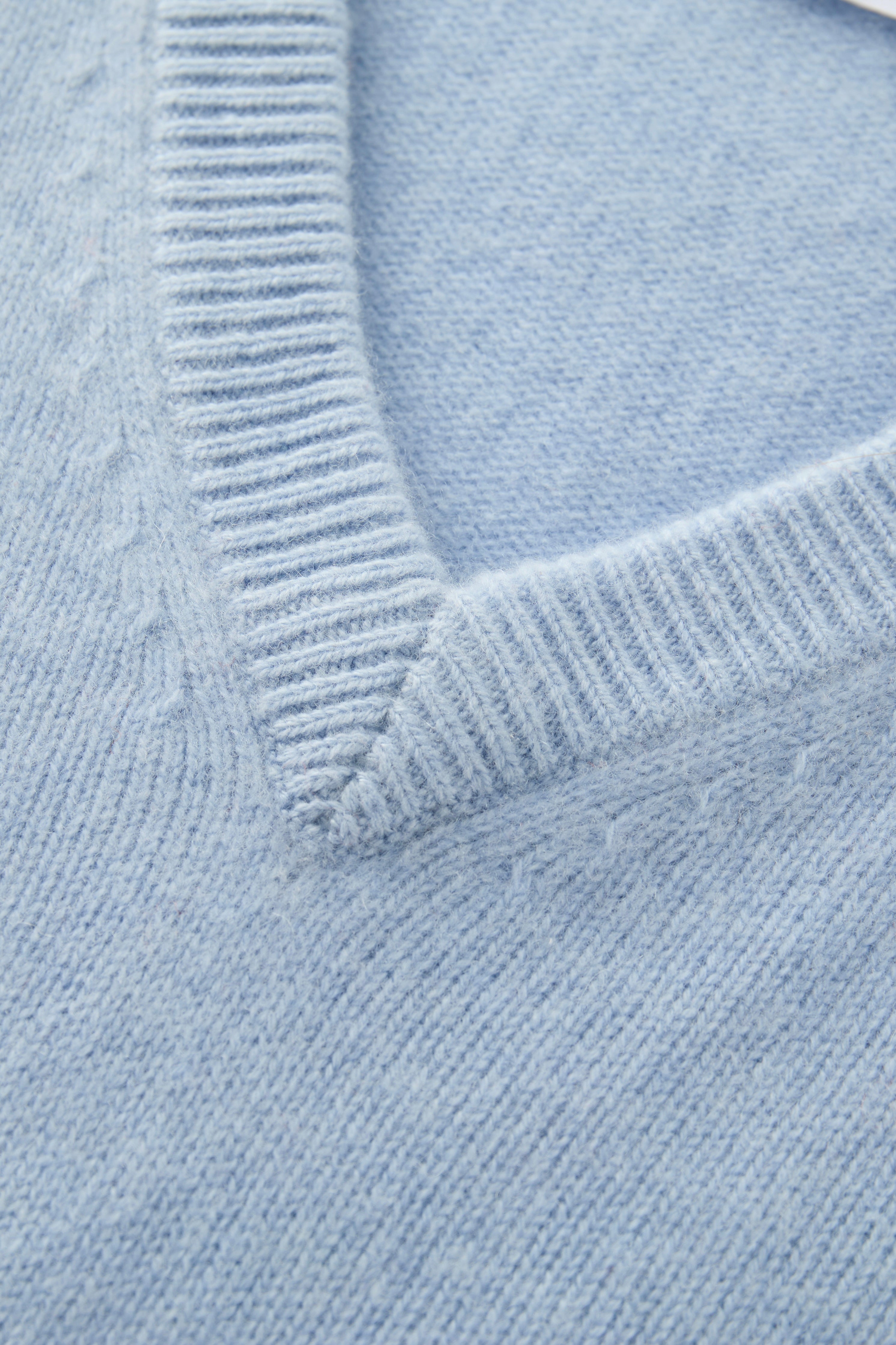 The Moka Sweater in Baby Blue