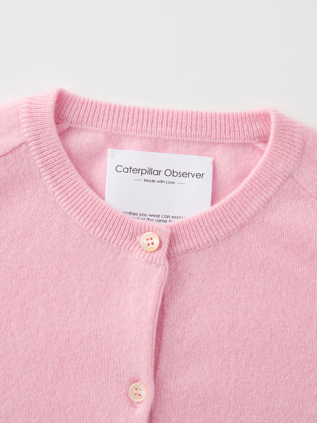 The Paris cardigan in Petal Pink