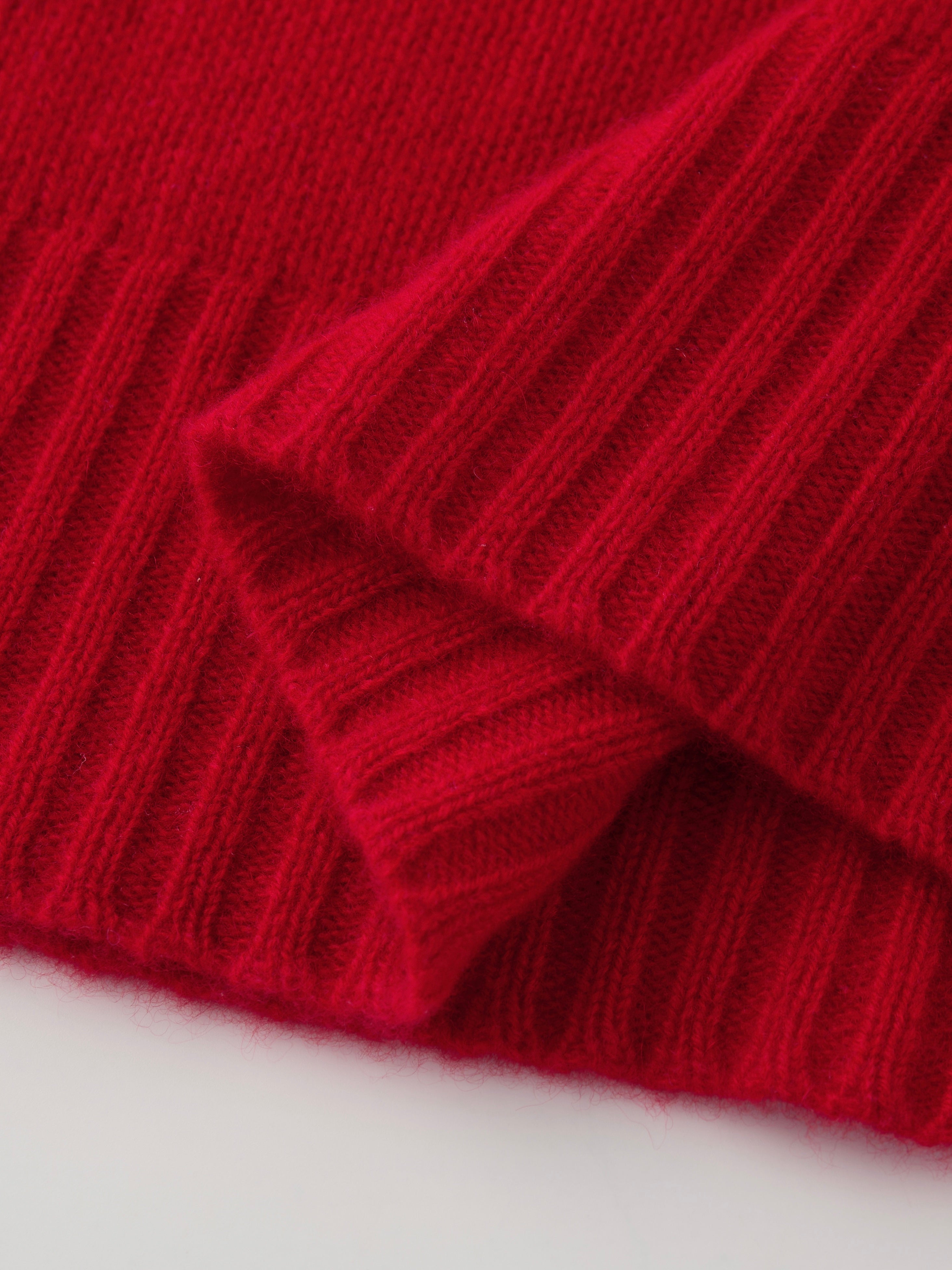 The Kalypso Sweater in Scarlet