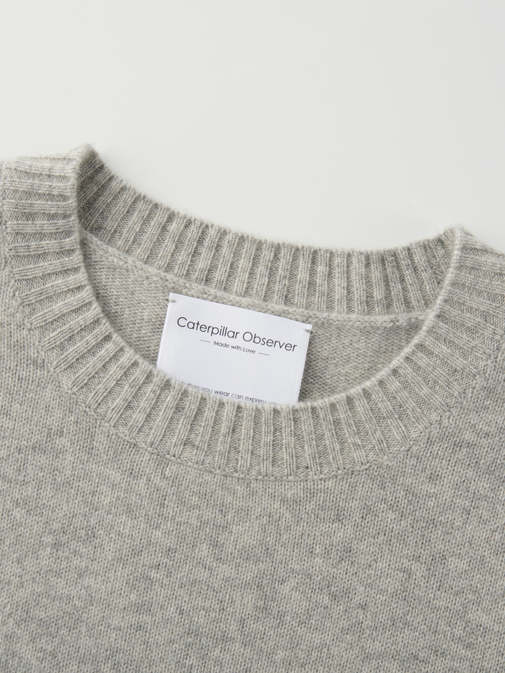 The Alexa Sweater in Mist Grey