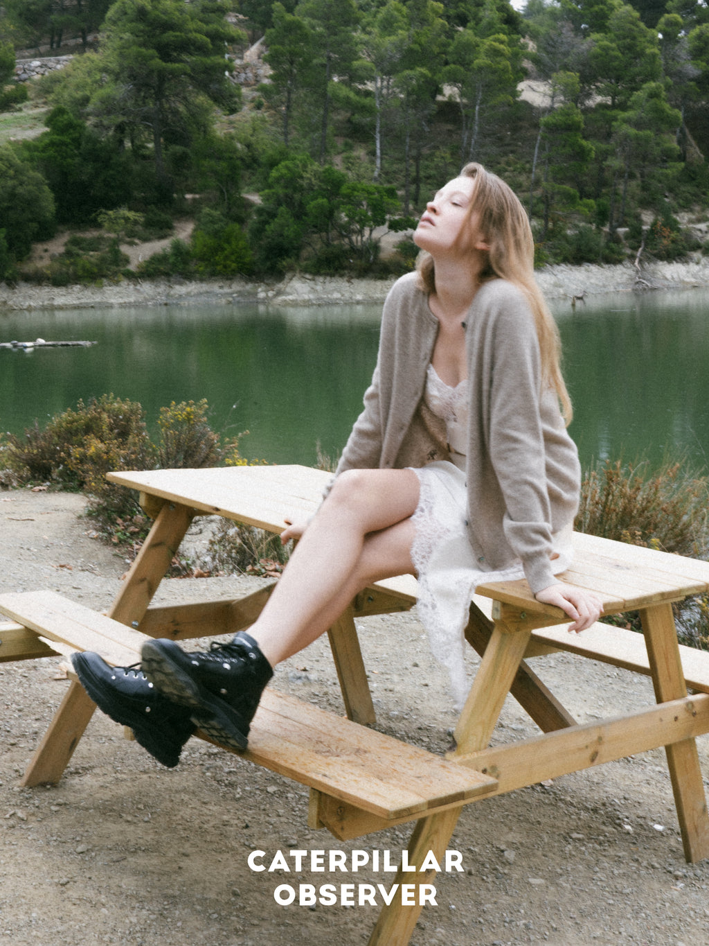 The Paris cardigan in Natural Beige