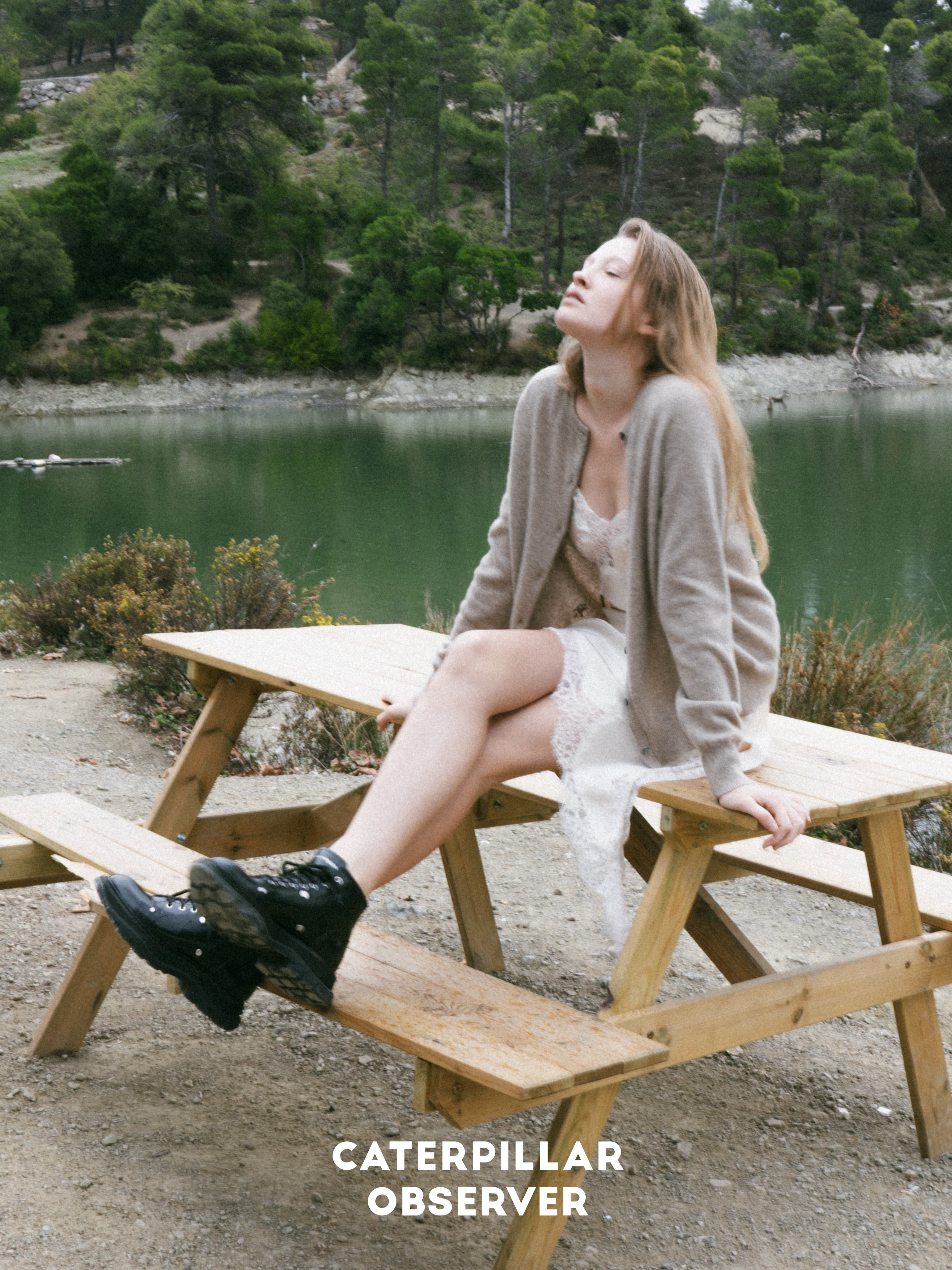 The Paris cardigan in Natural Beige