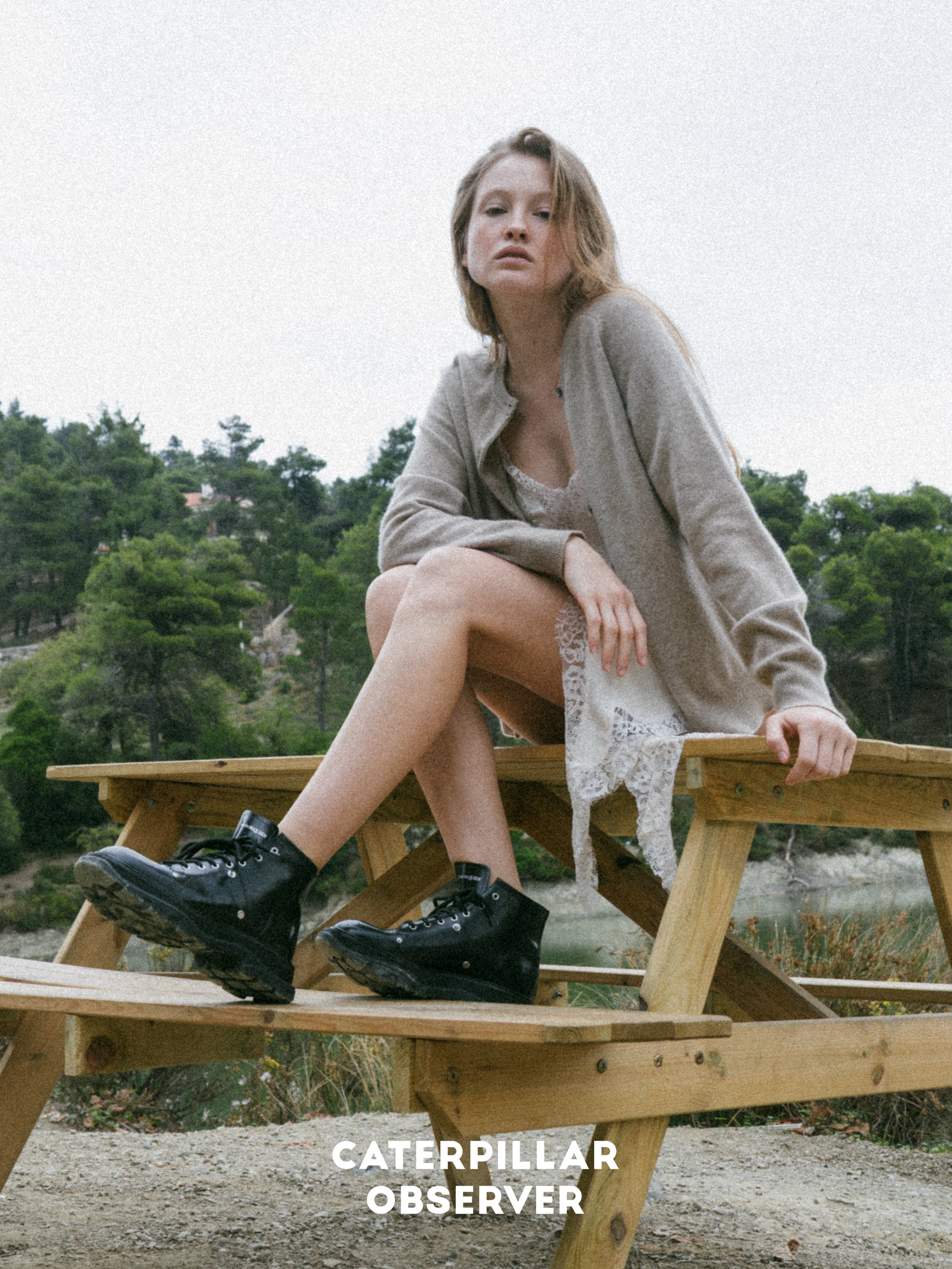 The Paris cardigan in Natural Beige