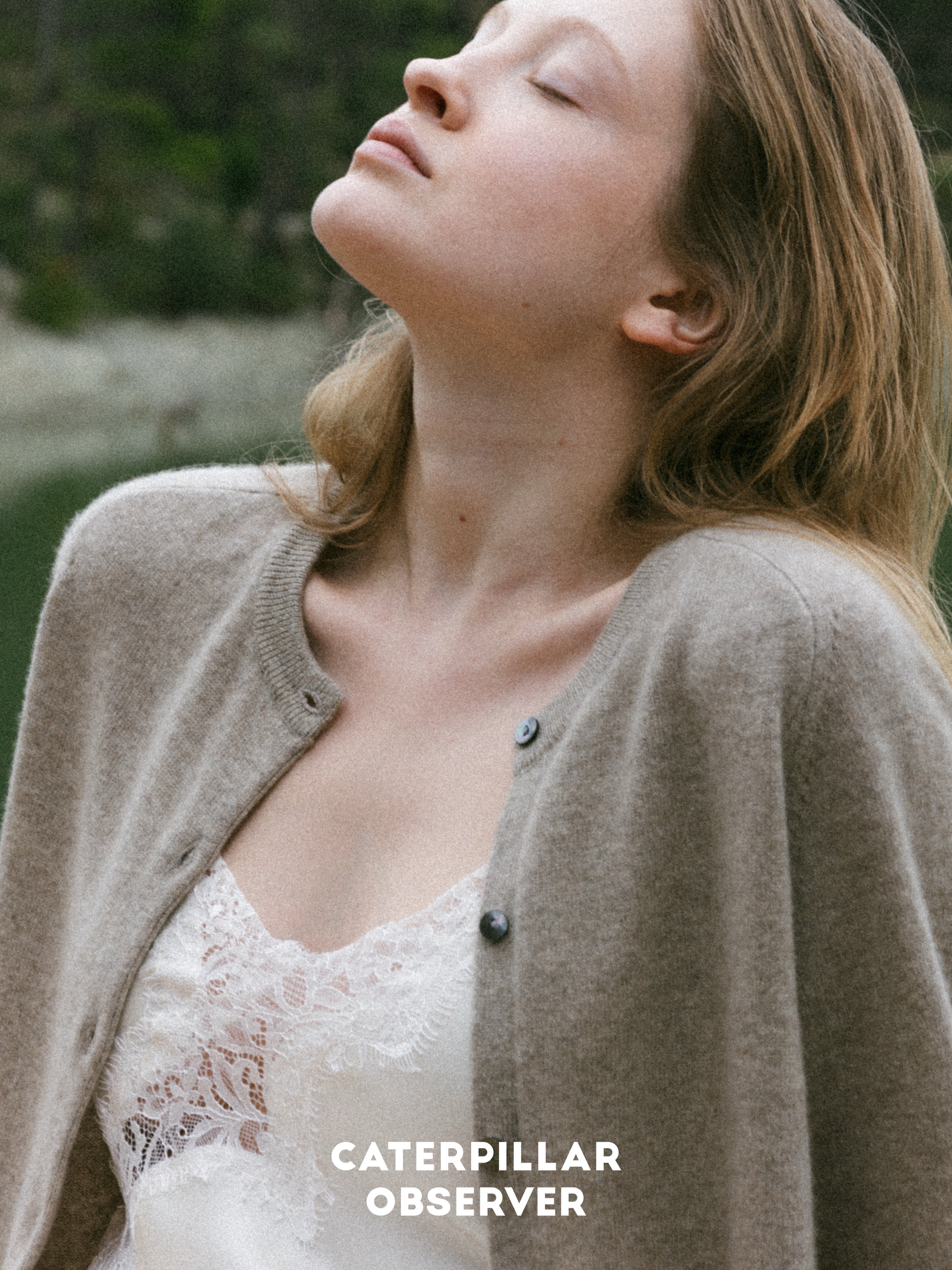 The Paris cardigan in Natural Beige