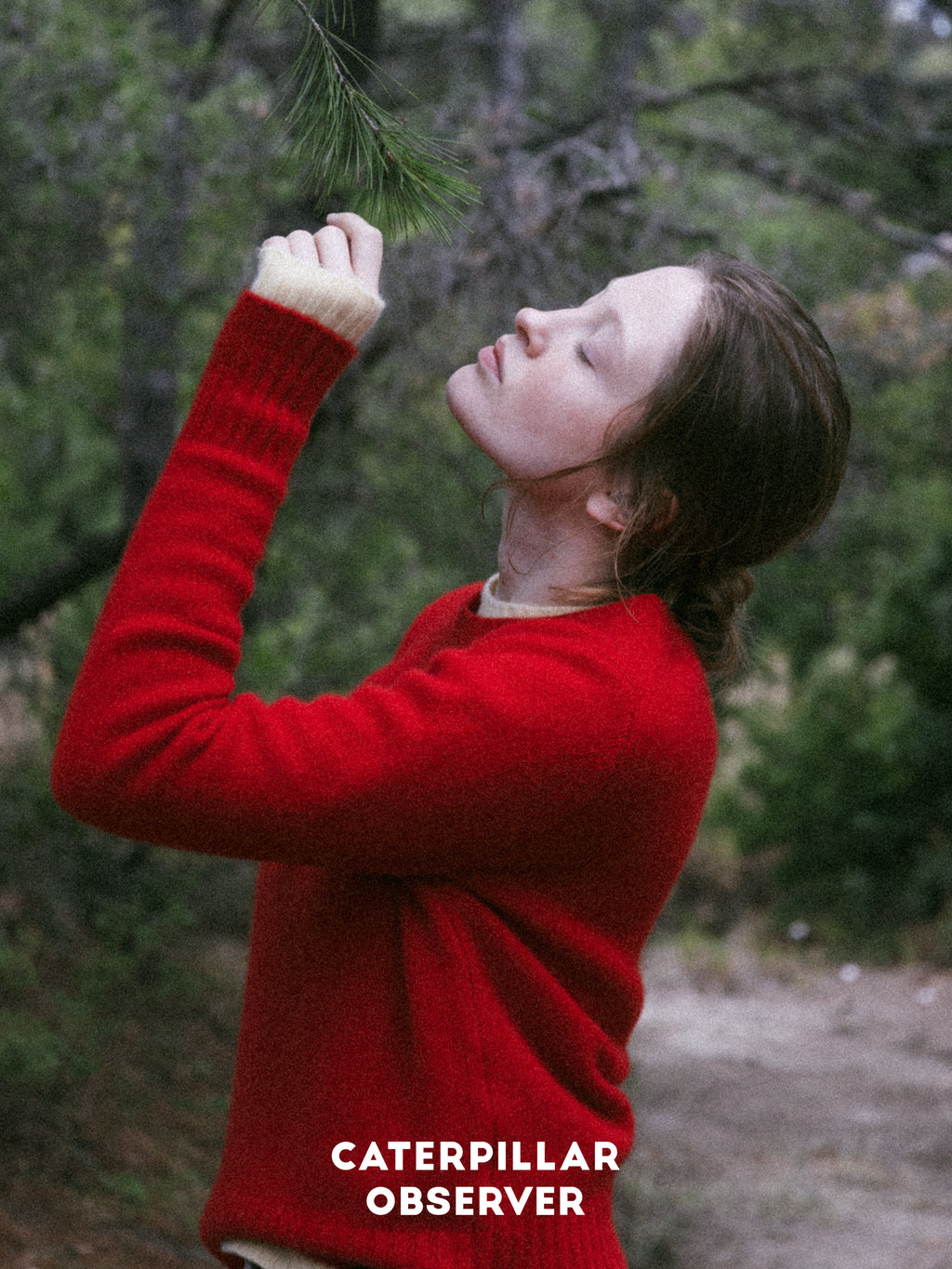 The Kalypso Sweater in Scarlet
