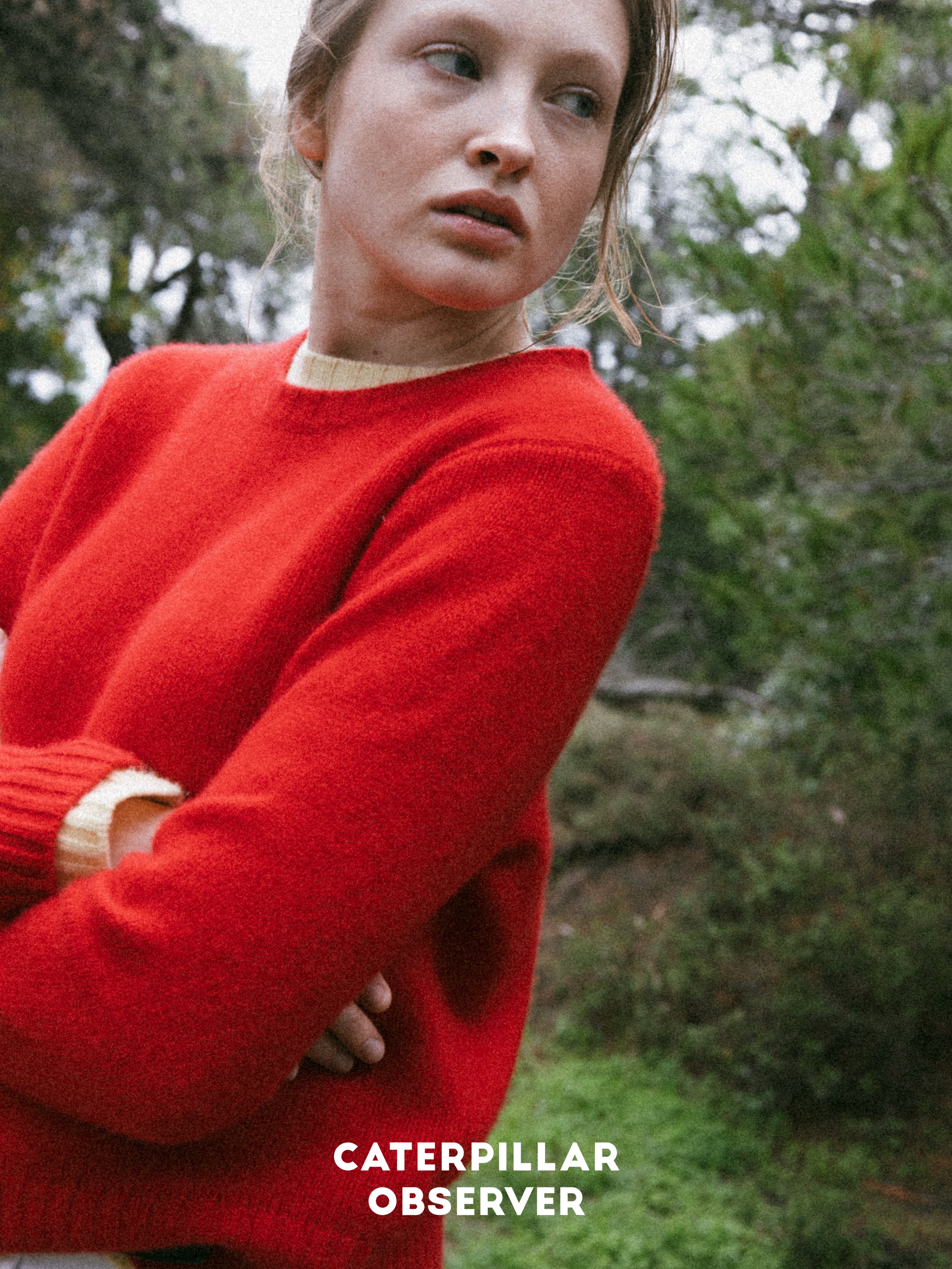 The Kalypso Sweater in Scarlet