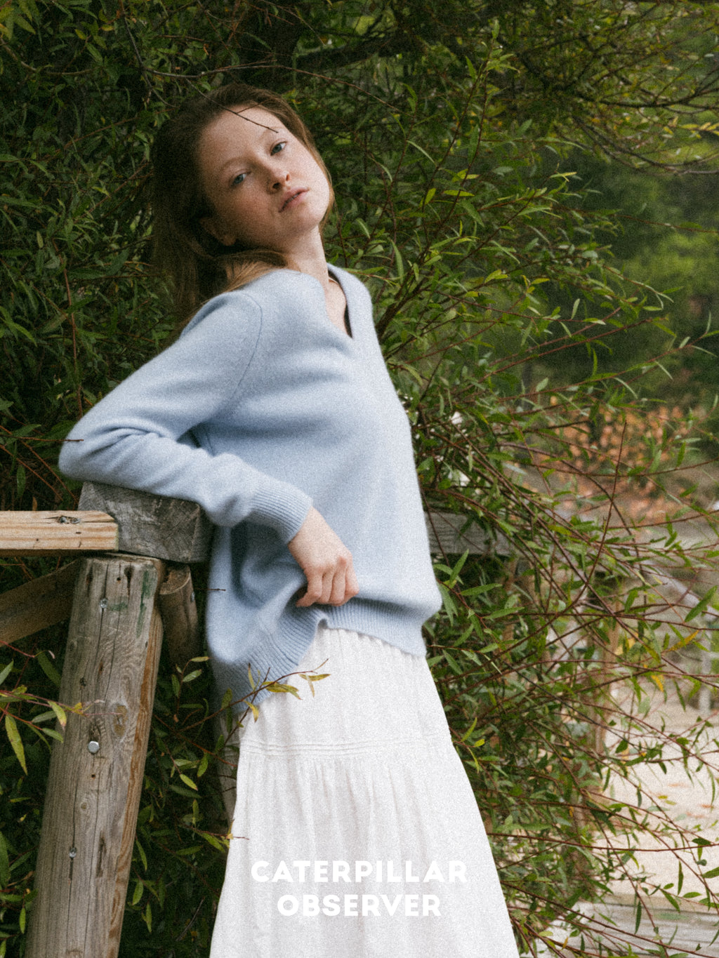 The Moka Sweater in Baby Blue