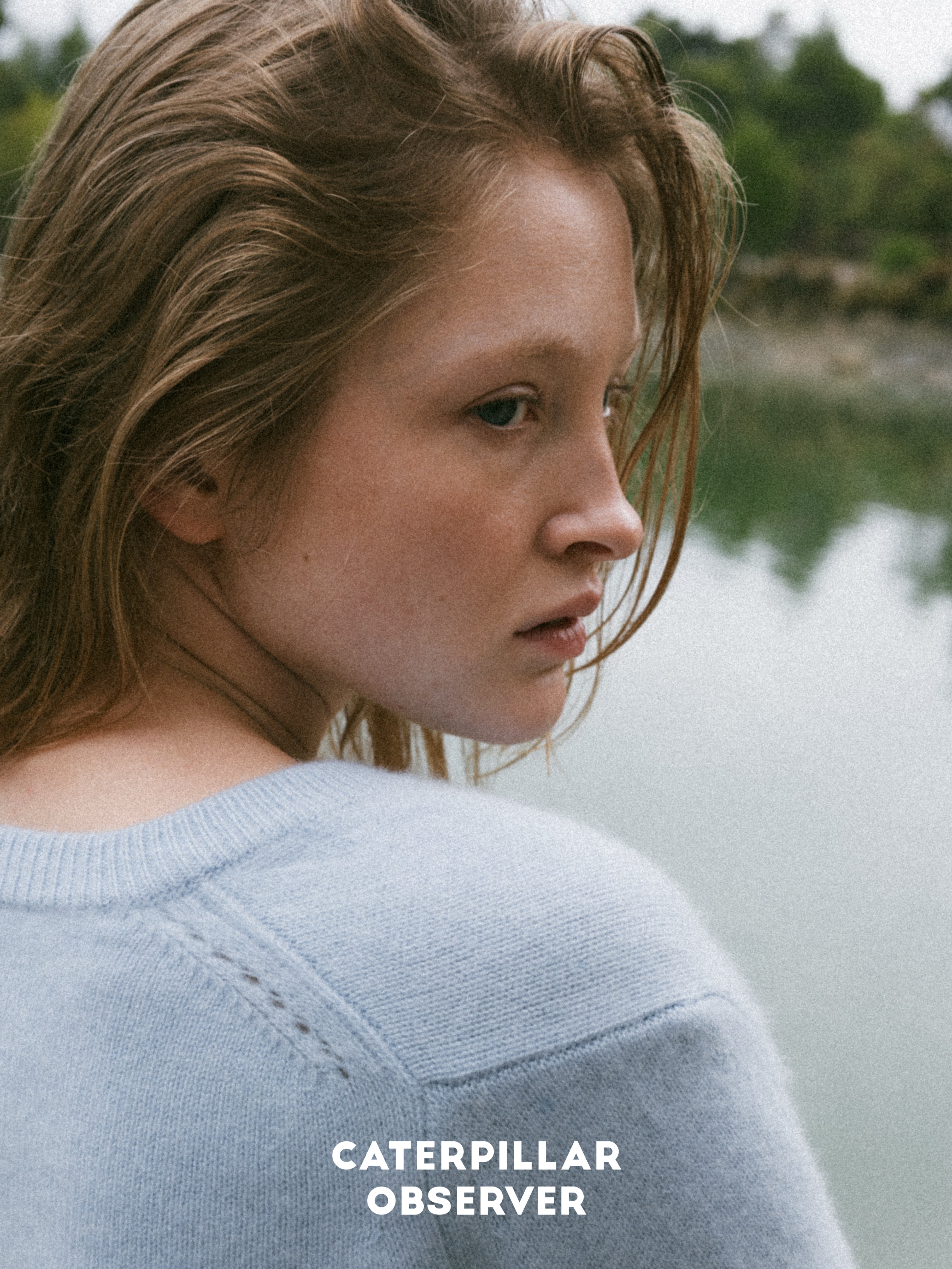 The Moka Sweater in Baby Blue