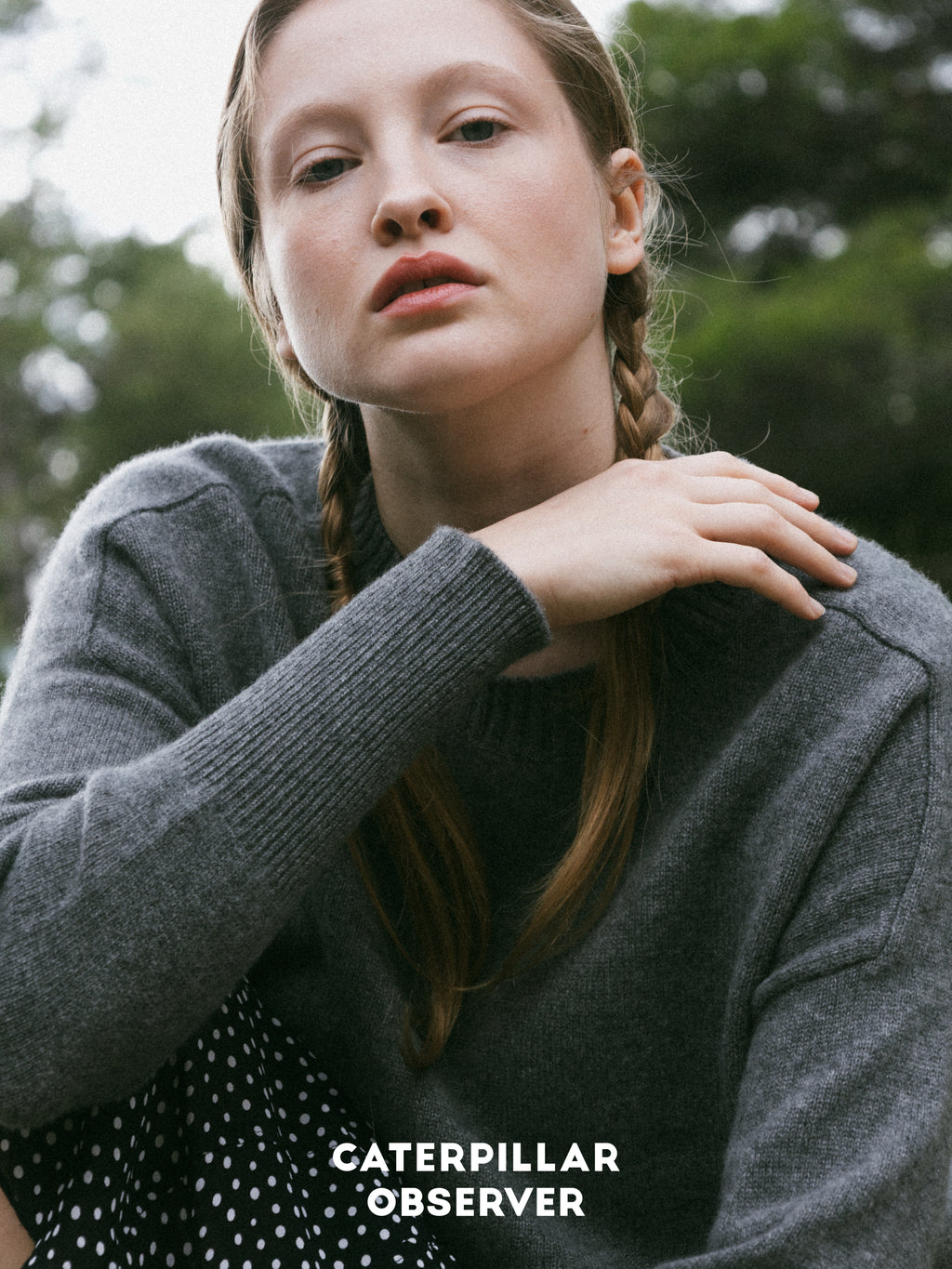 The Alexa Sweater in Charcoal