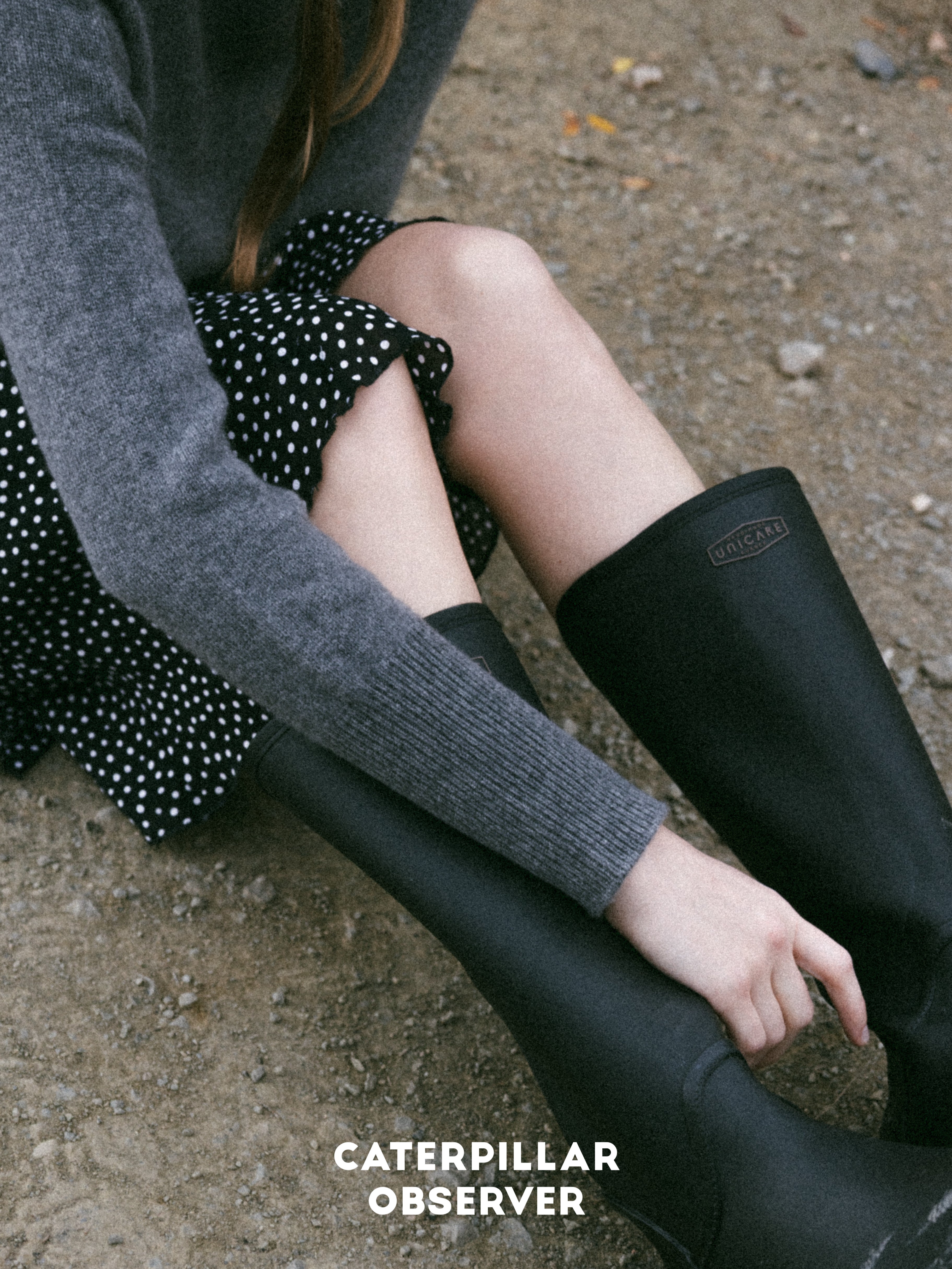 The Alexa Sweater in Charcoal