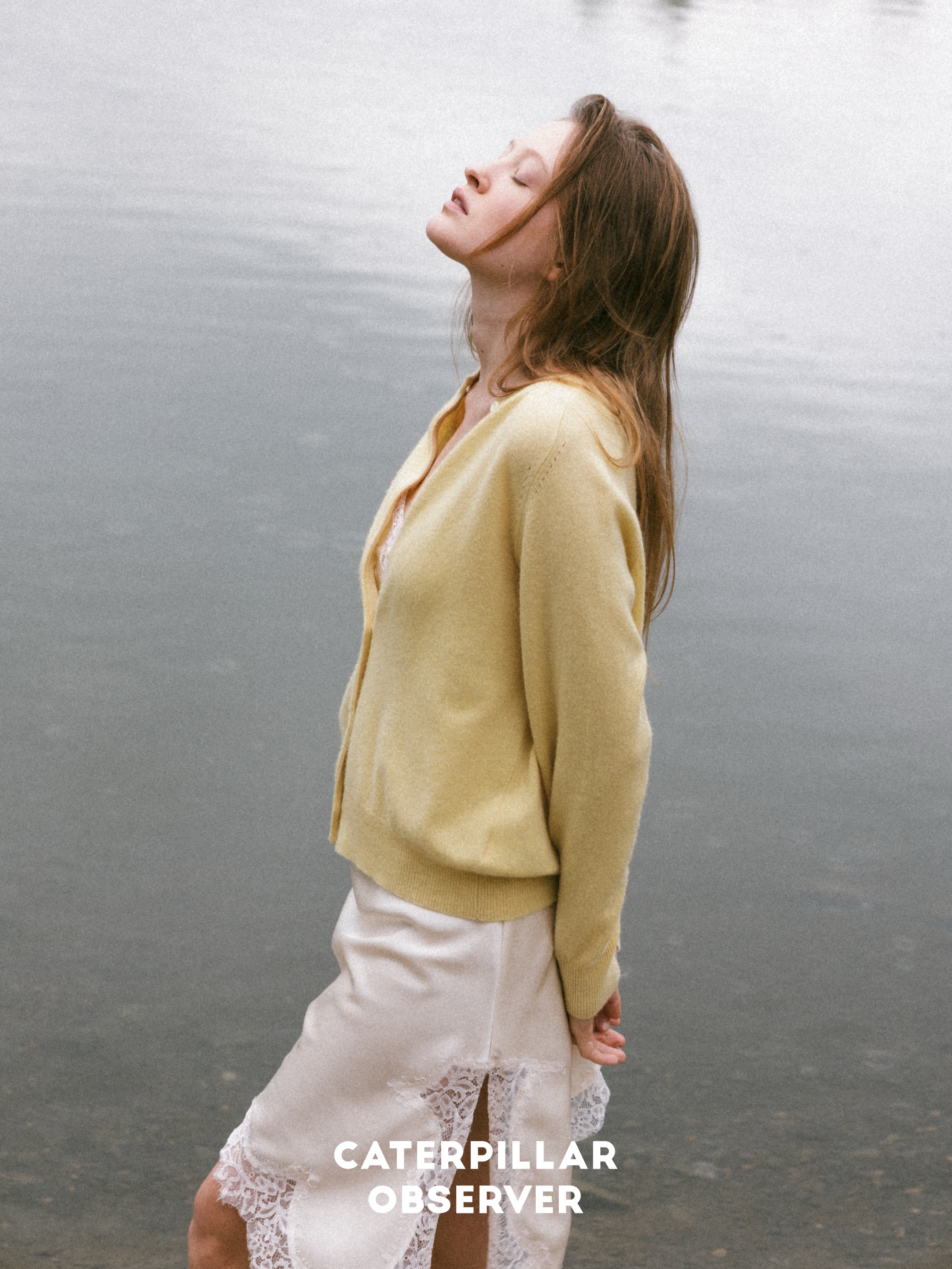 The Paris Cardigan in Plant-dyed Yellow
