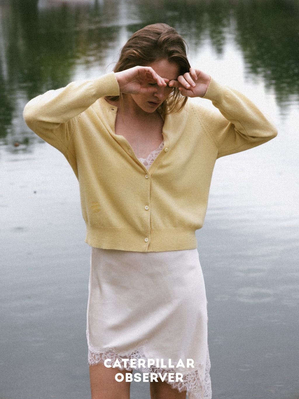 The Paris Cardigan in Plant-dyed Yellow