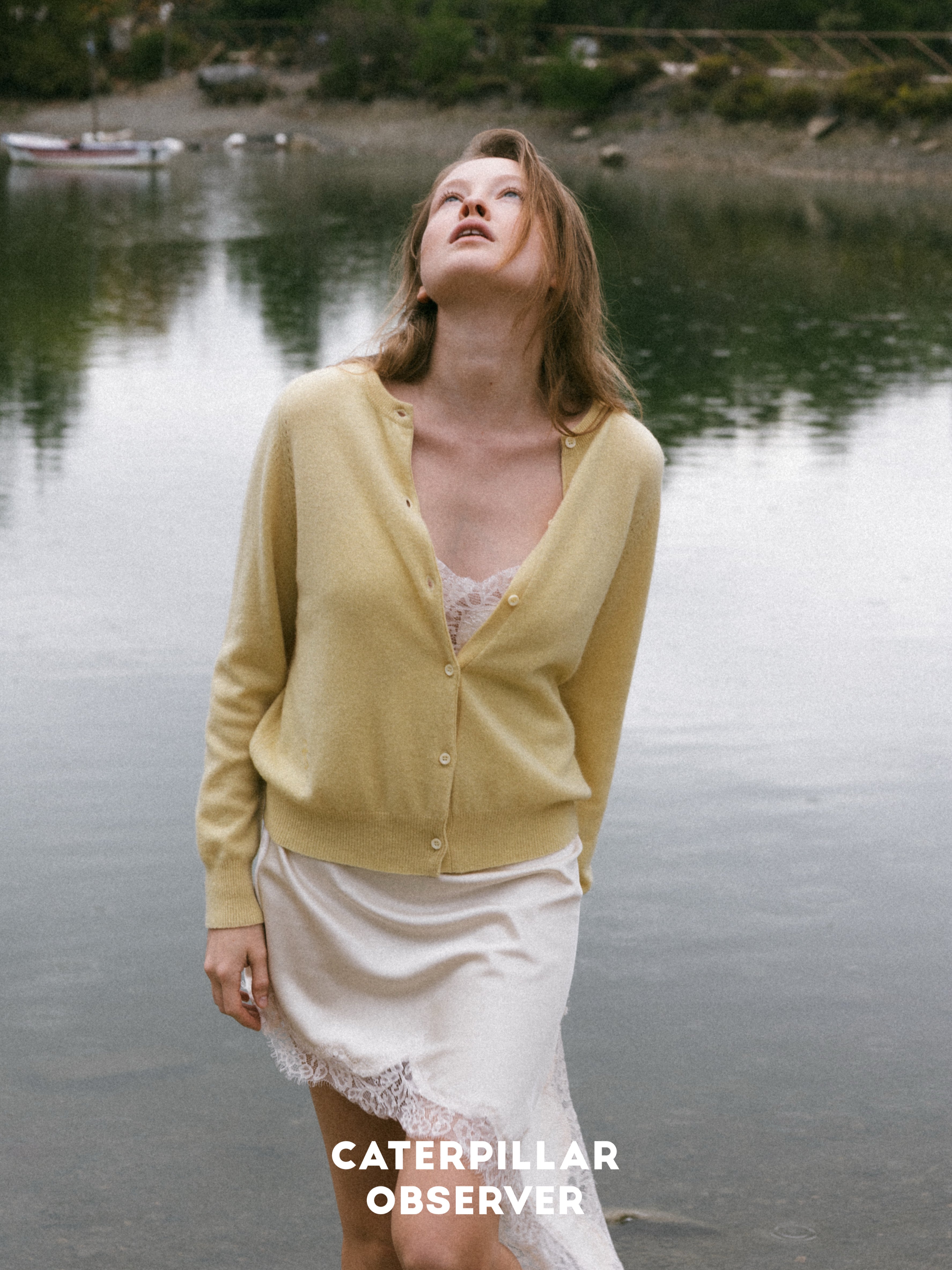 The Paris Cardigan in Plant-dyed Yellow