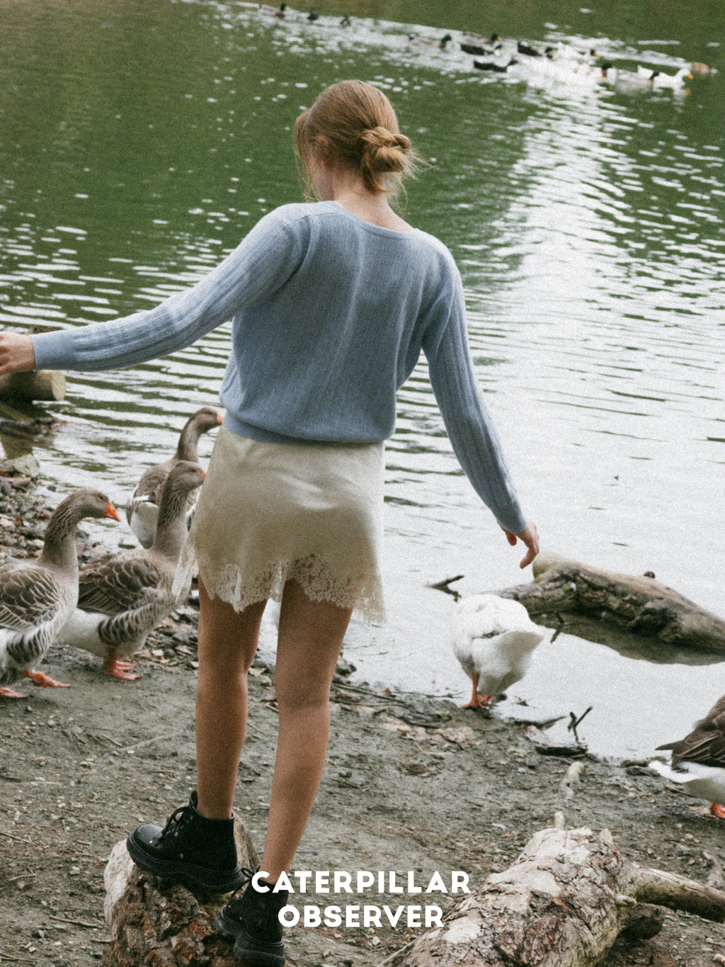 The Lena Cardigan in Baby Blue