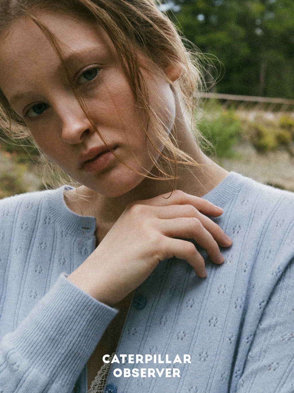 The Lena Cardigan in Baby Blue