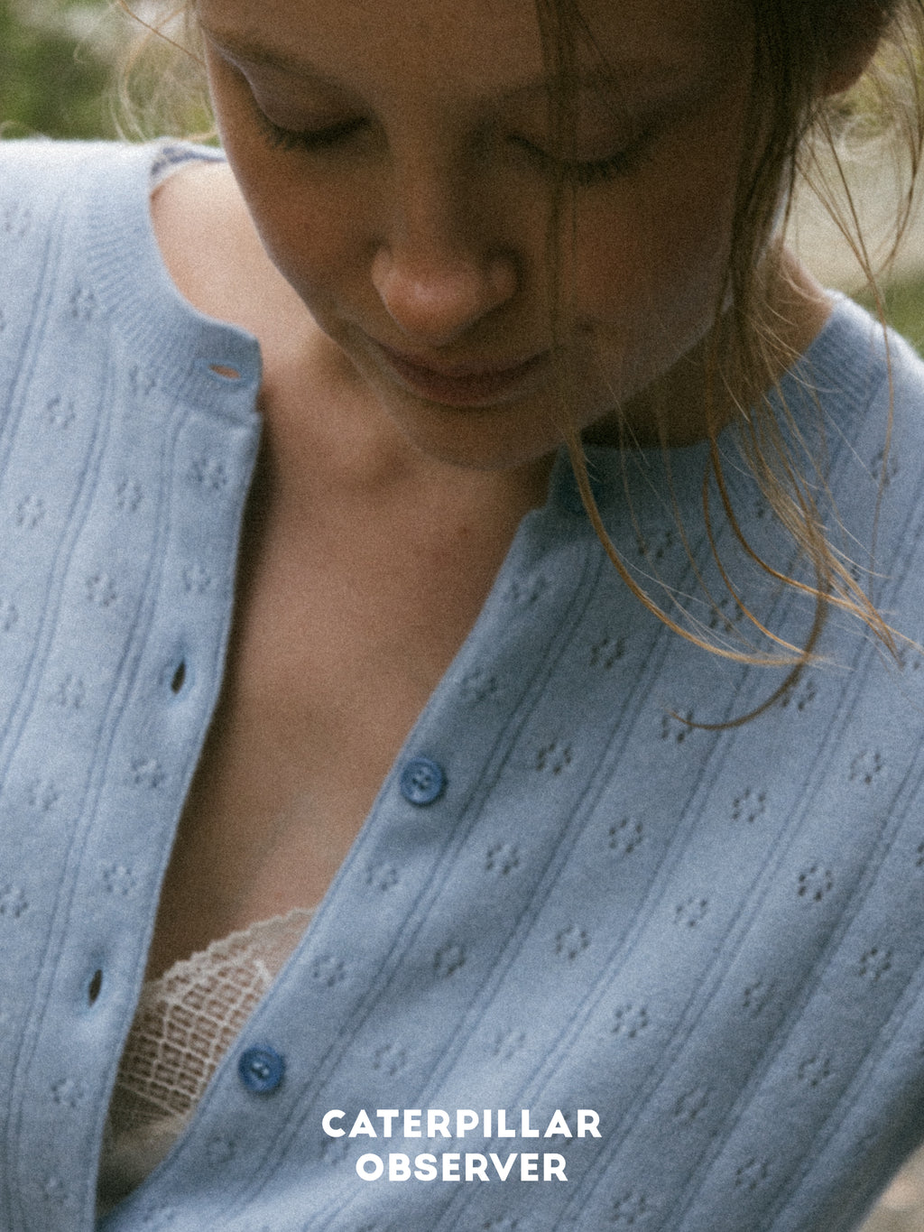 The Lena Cardigan in Baby Blue