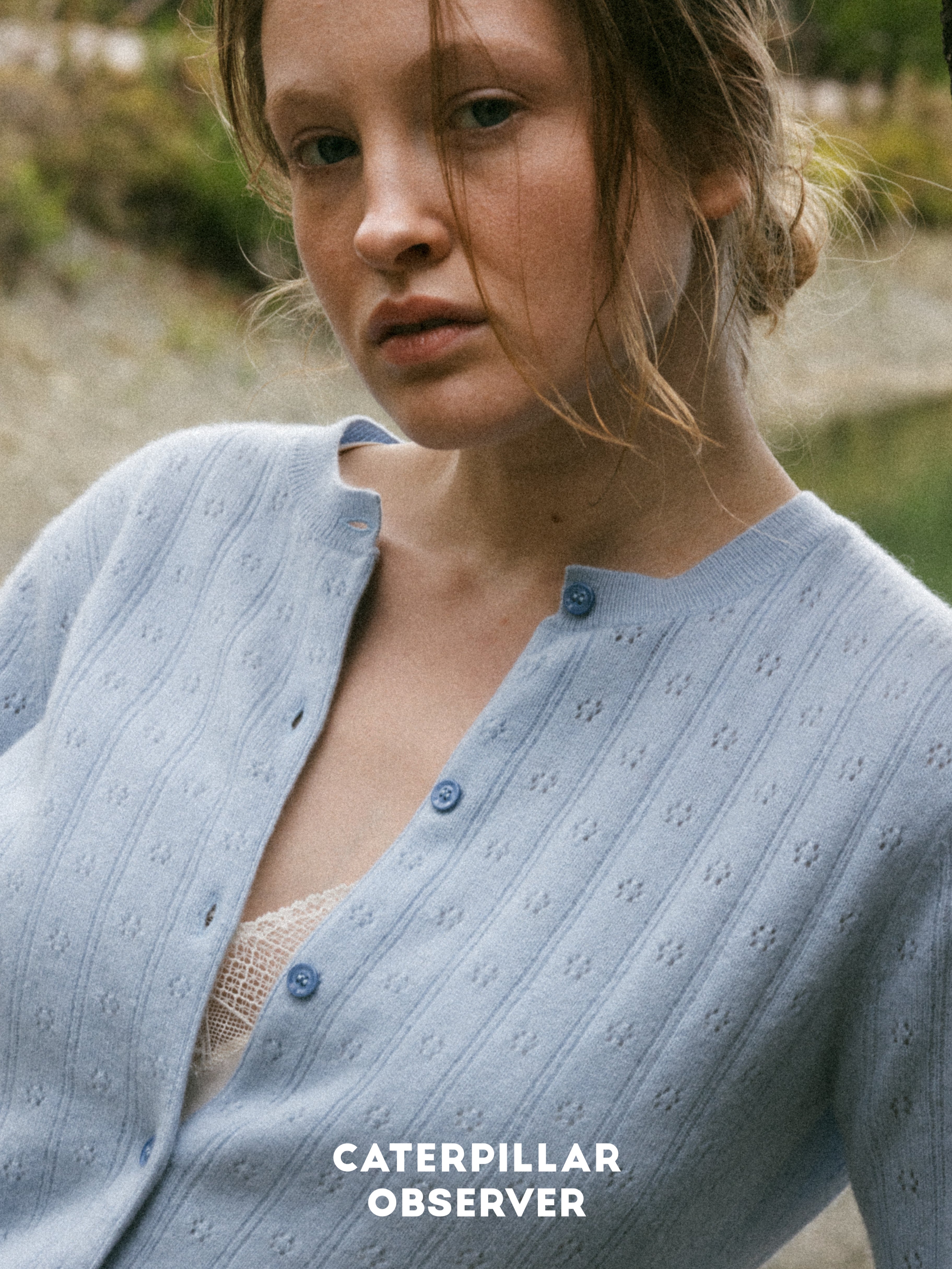 The Lena Cardigan in Baby Blue