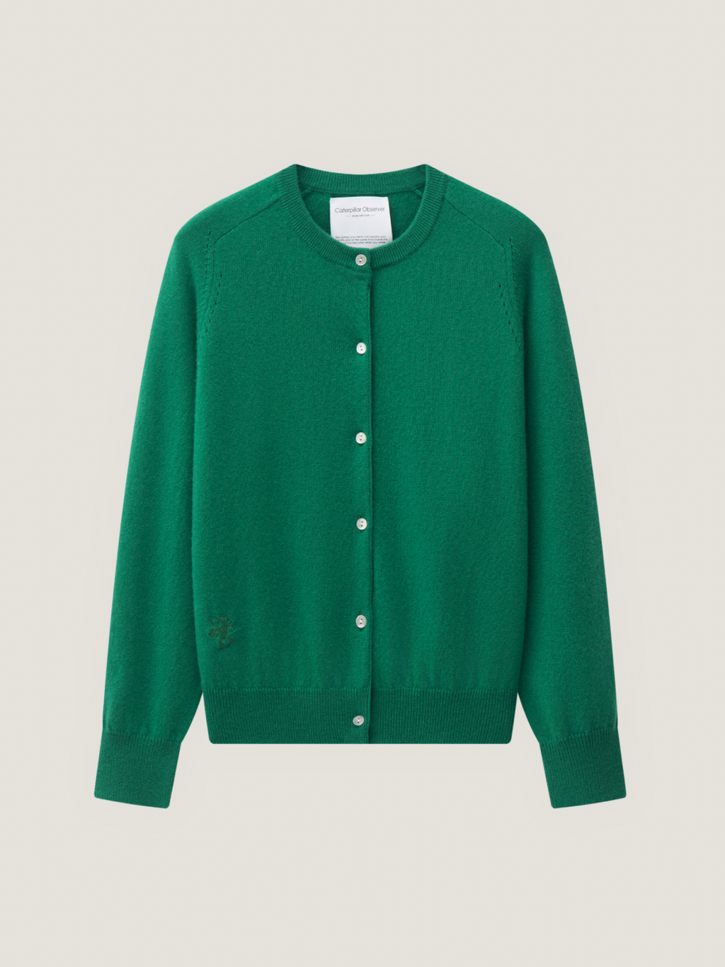The Paris cardigan in Emerald Green