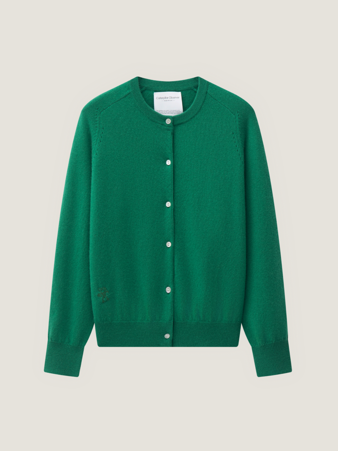 The Paris cardigan in Emerald Green