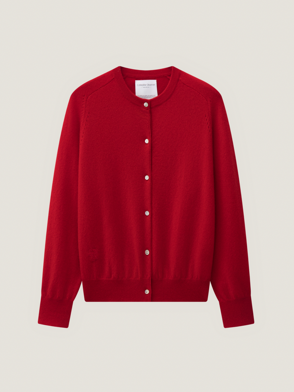 The Paris cardigan in Scarlet