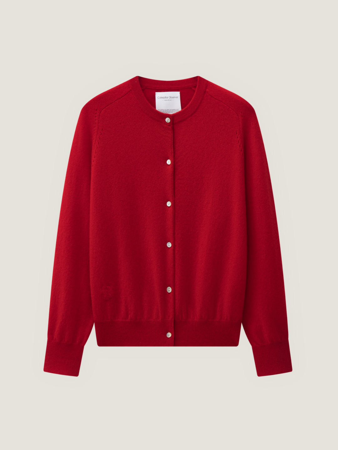 The Paris cardigan in Scarlet