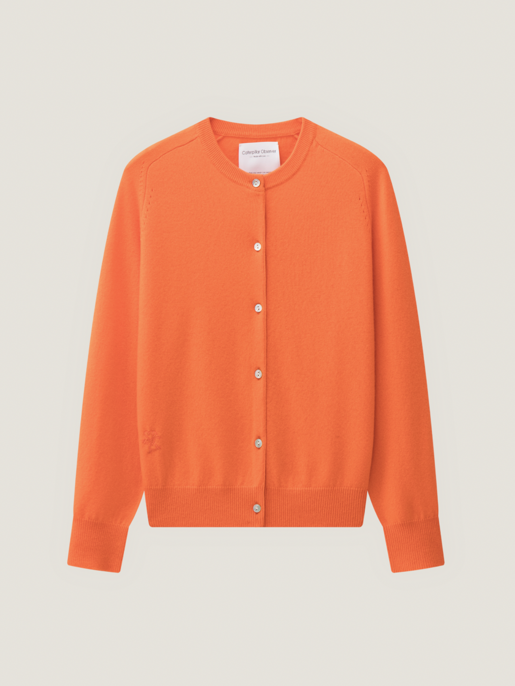 The Paris cardigan in Tangerine