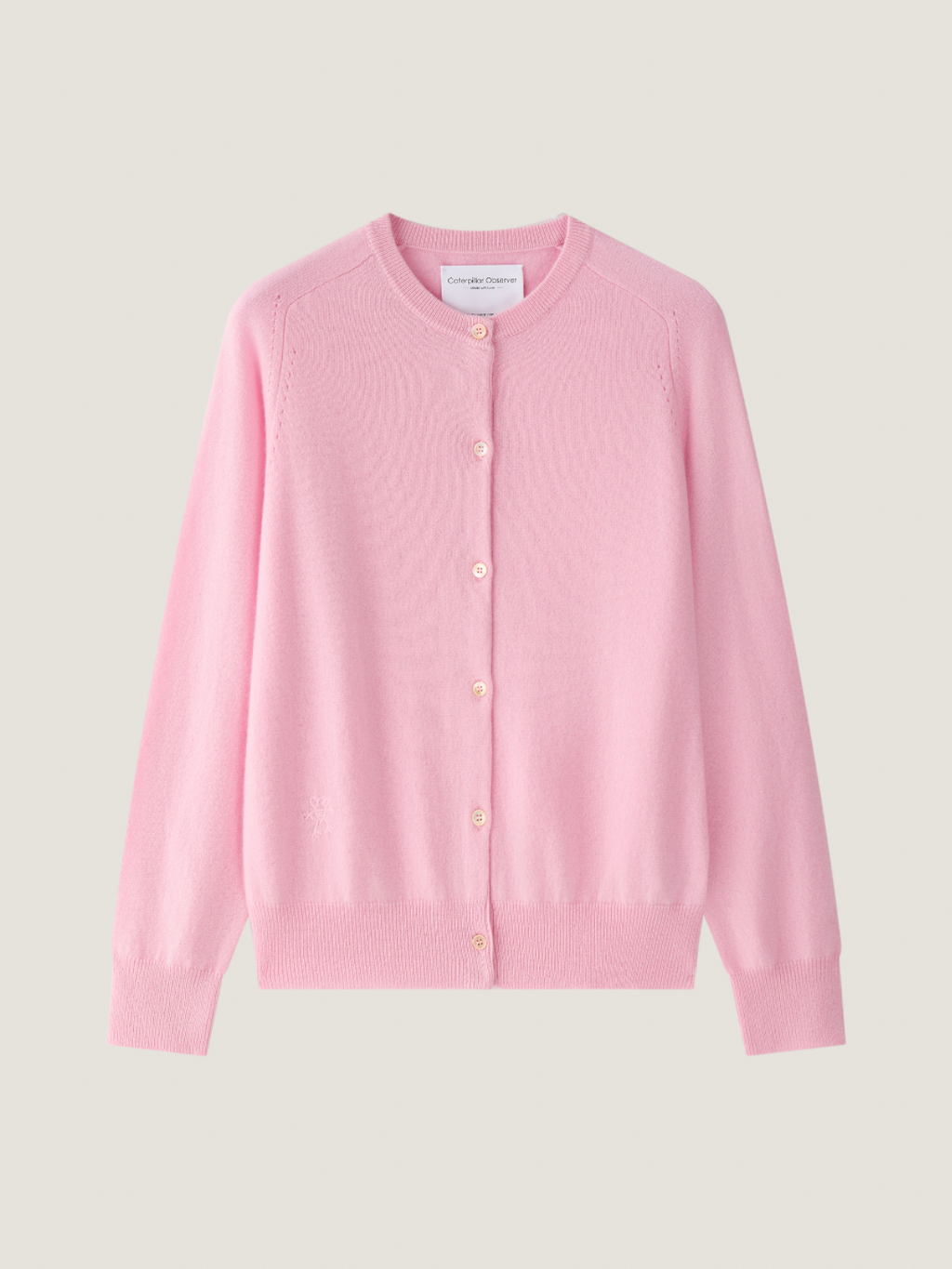 The Paris cardigan in Petal Pink