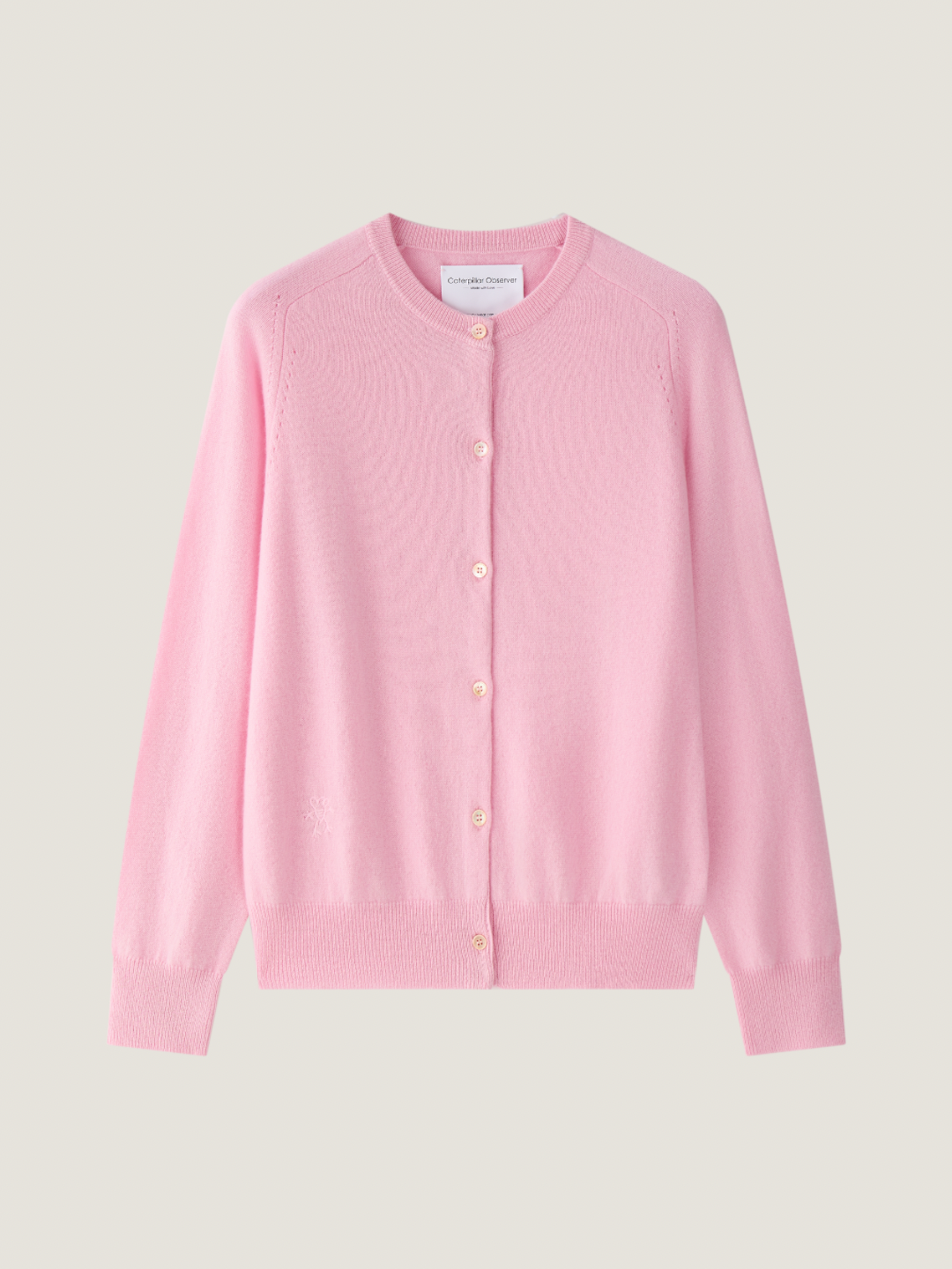 The Paris cardigan in Petal Pink