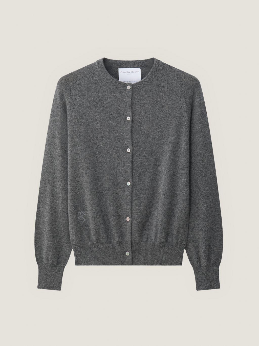The Paris cardigan in Charcoal
