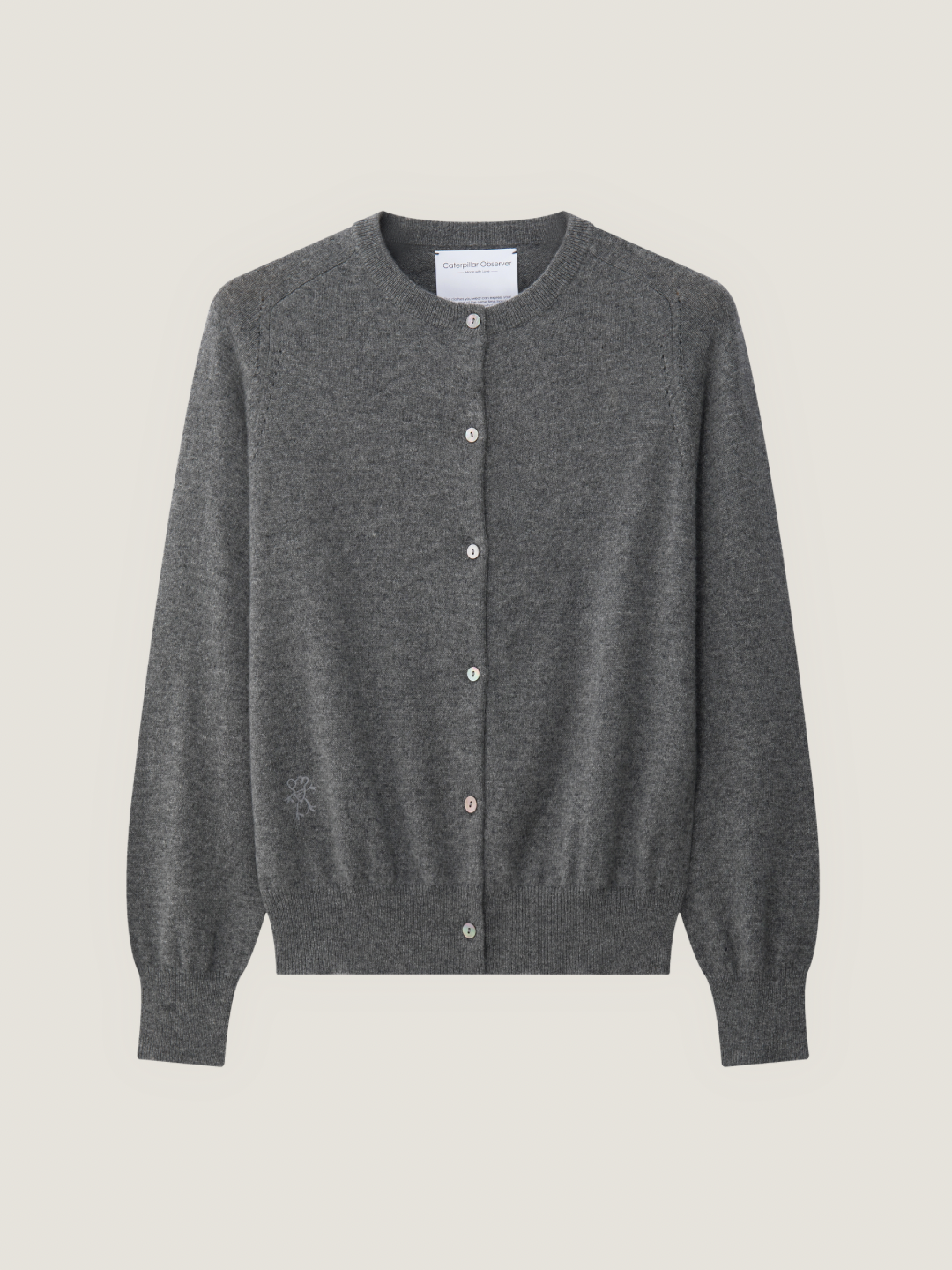 The Paris cardigan in Charcoal