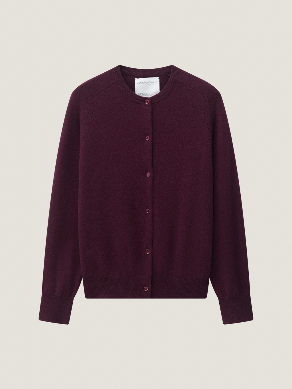 The Paris cardigan in Burgundy