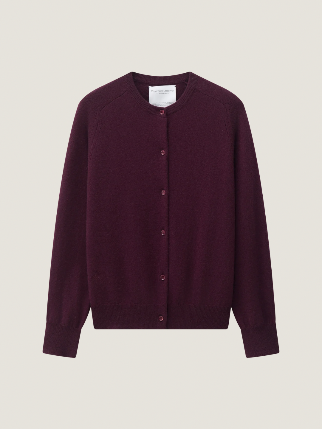 The Paris cardigan in Burgundy