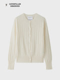 The Lena Cardigan in Undyed White